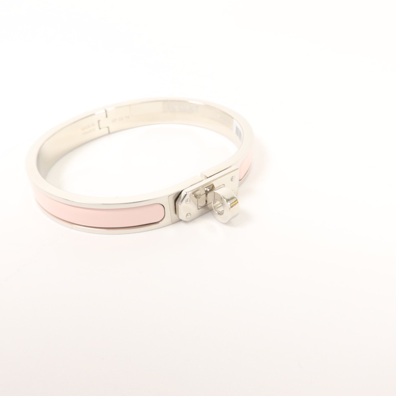 HERMES 金屬/瓷漆Mini Clic Kelly Bracelet手鐲