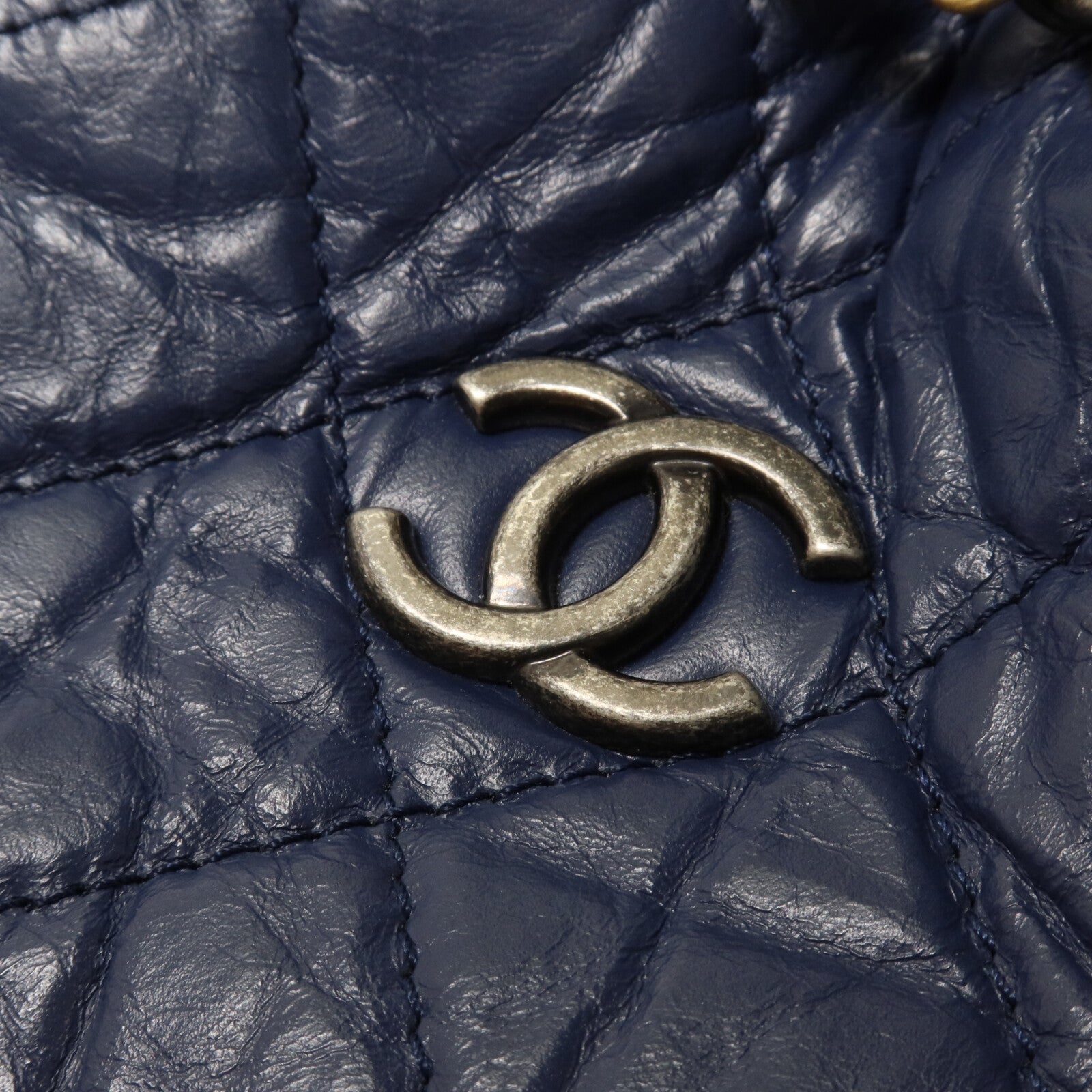 CHANEL 牛皮皮革Gabrielle Backpack鏈帶背包