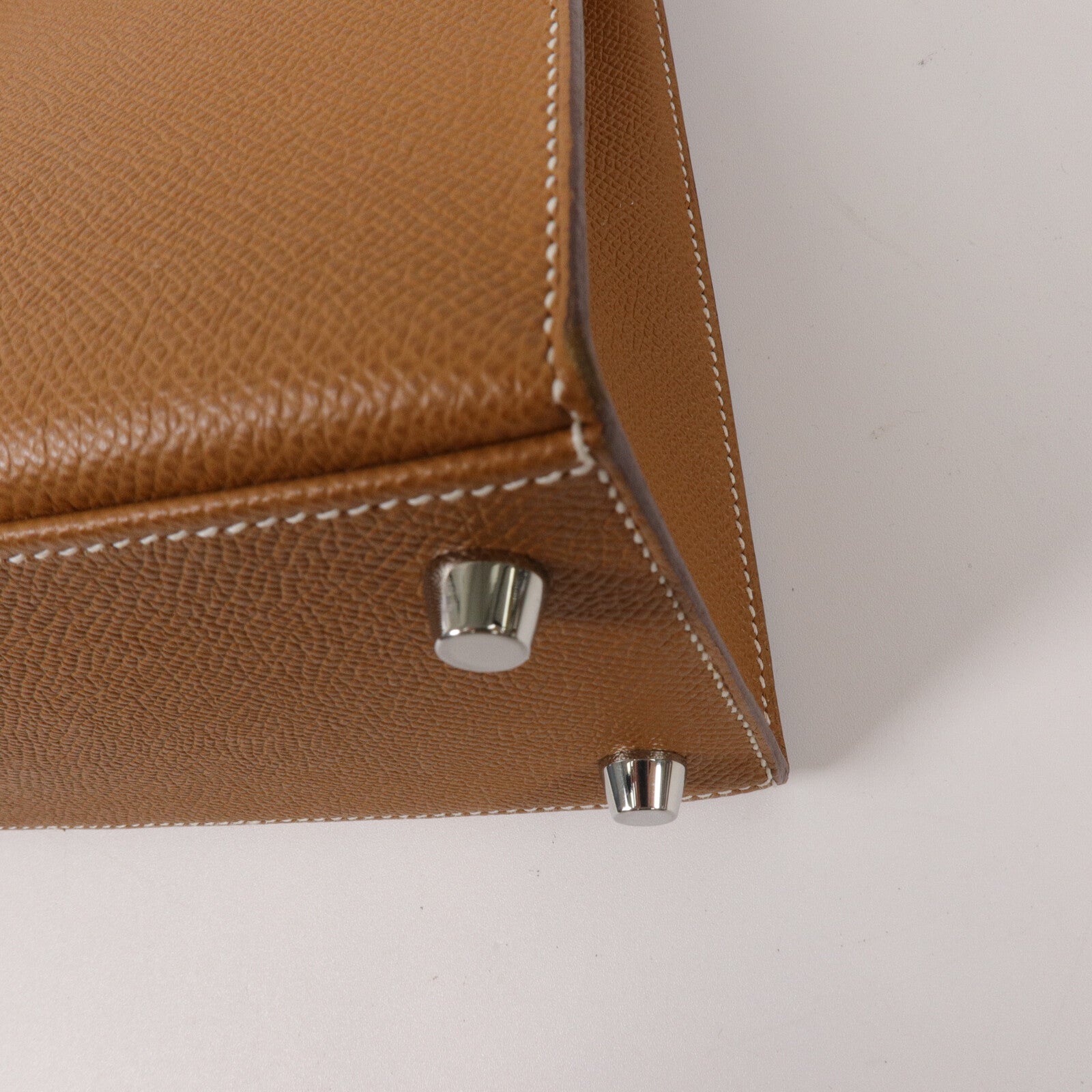 HERMES Epsom皮革Kelly 25手挽肩背兩用袋Gold