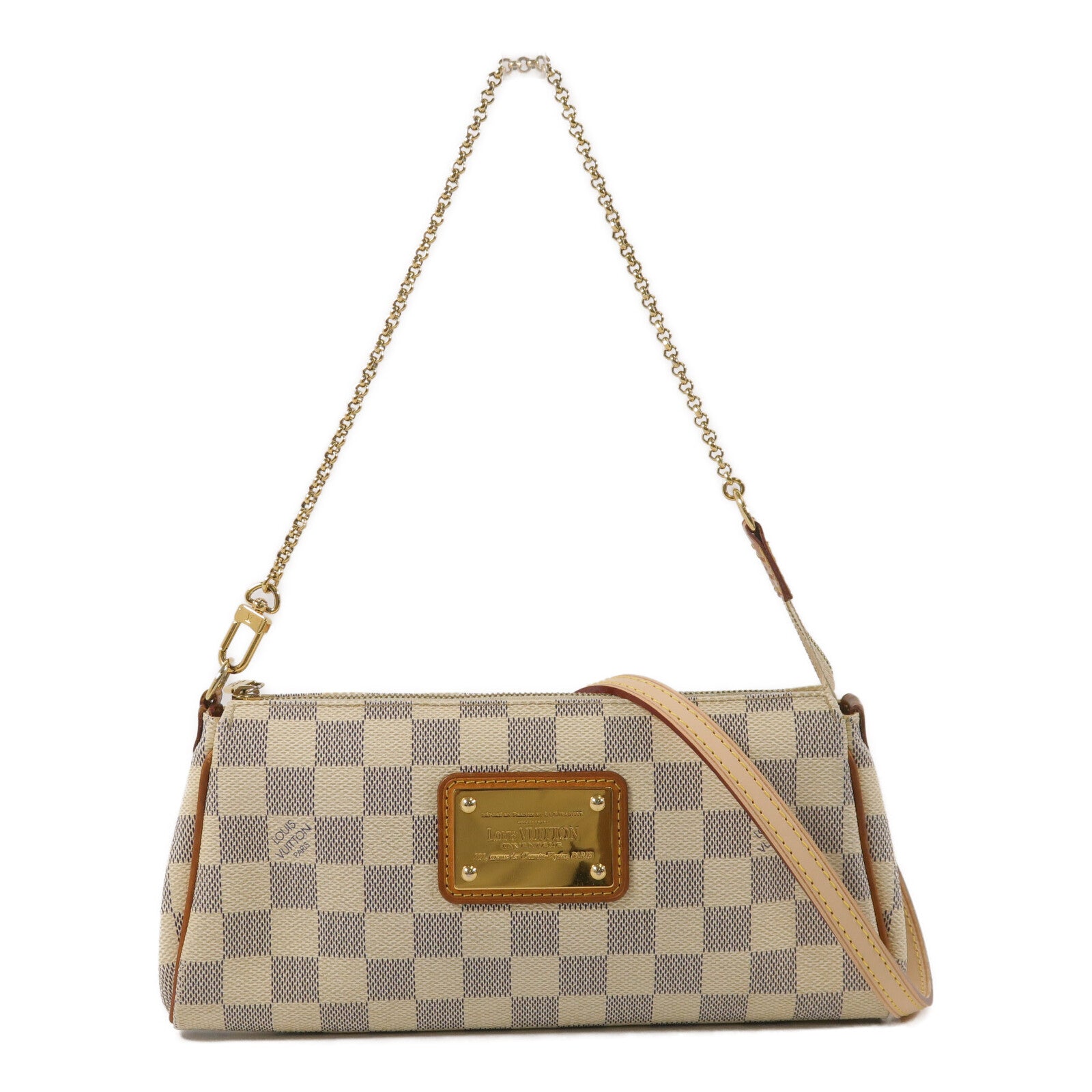 LOUIS VUITTON Damier Azur Eva手挽肩背兩用袋
