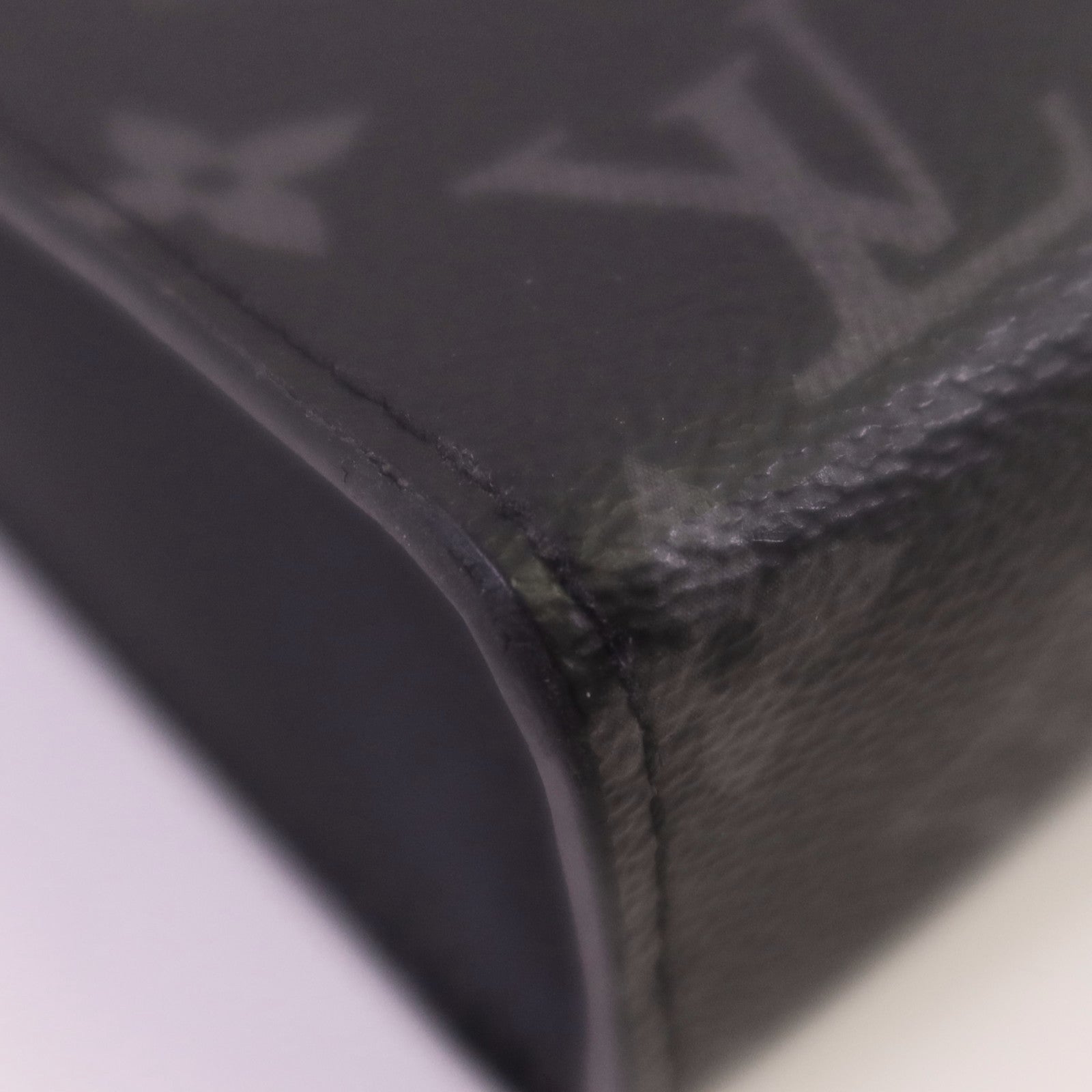 LOUIS VUITTON Monogram Eclipse Gastony銀扣肩背袋