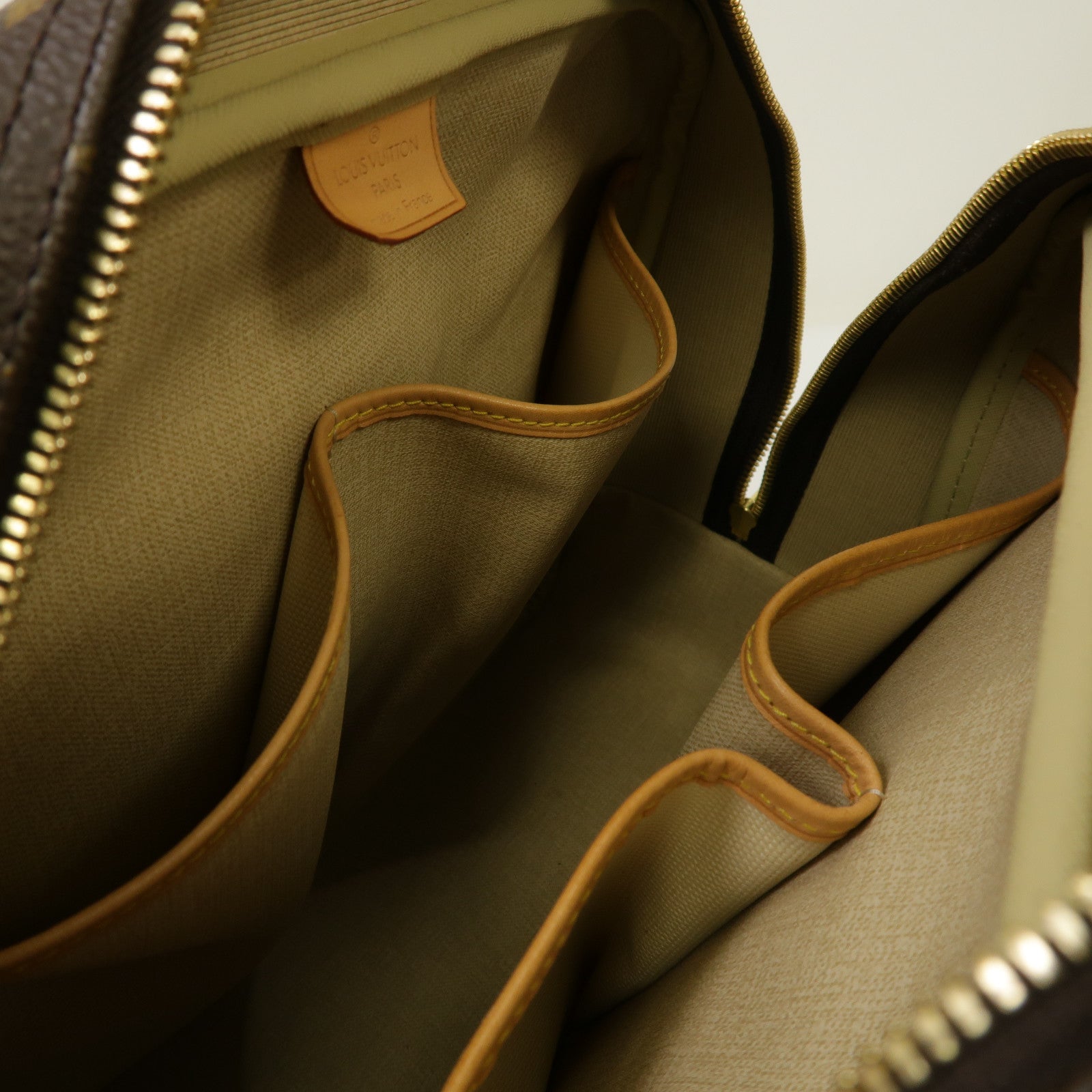 LOUIS VUITTON 【激減優惠】Monogram Deauville金扣手挽袋啡色
