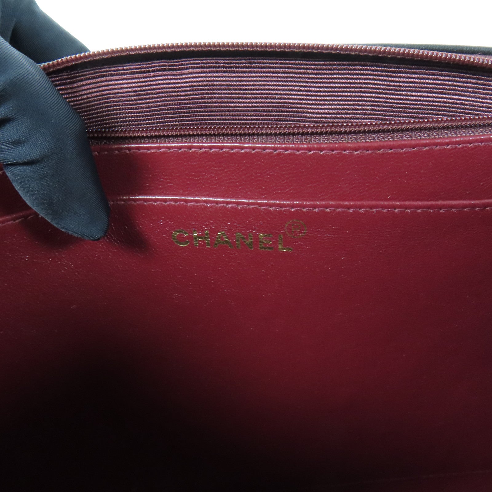 CHANEL 羊皮皮革Vintage Chain Shoulder金扣肩背袋