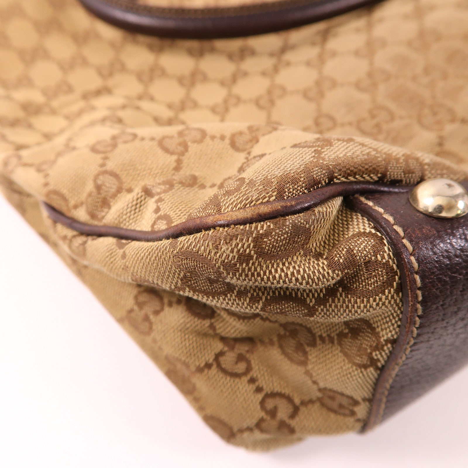 GUCCI 【激減優惠】帆布Tote Bag金扣手挽袋