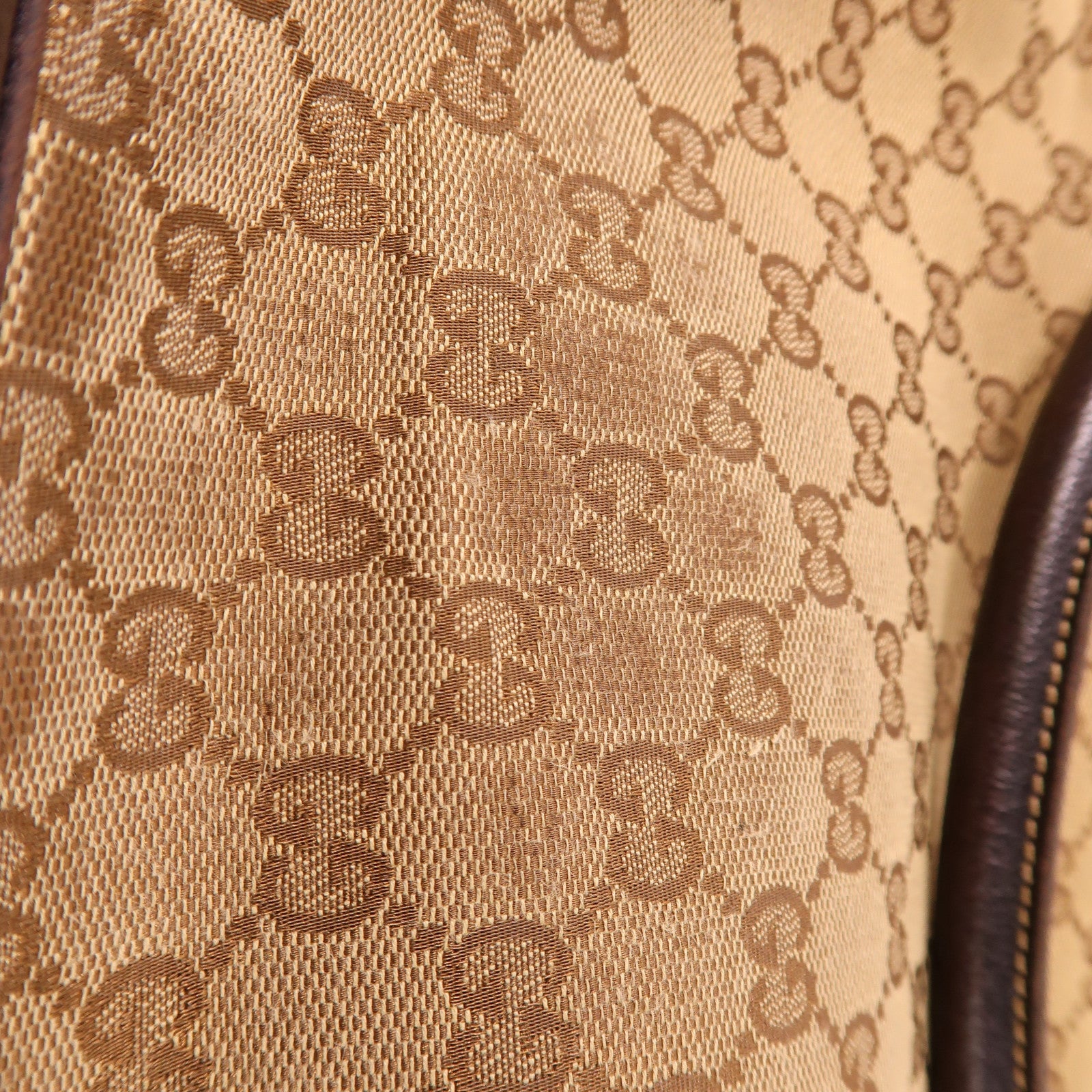 GUCCI 帆布Tote Bag金扣手挽袋