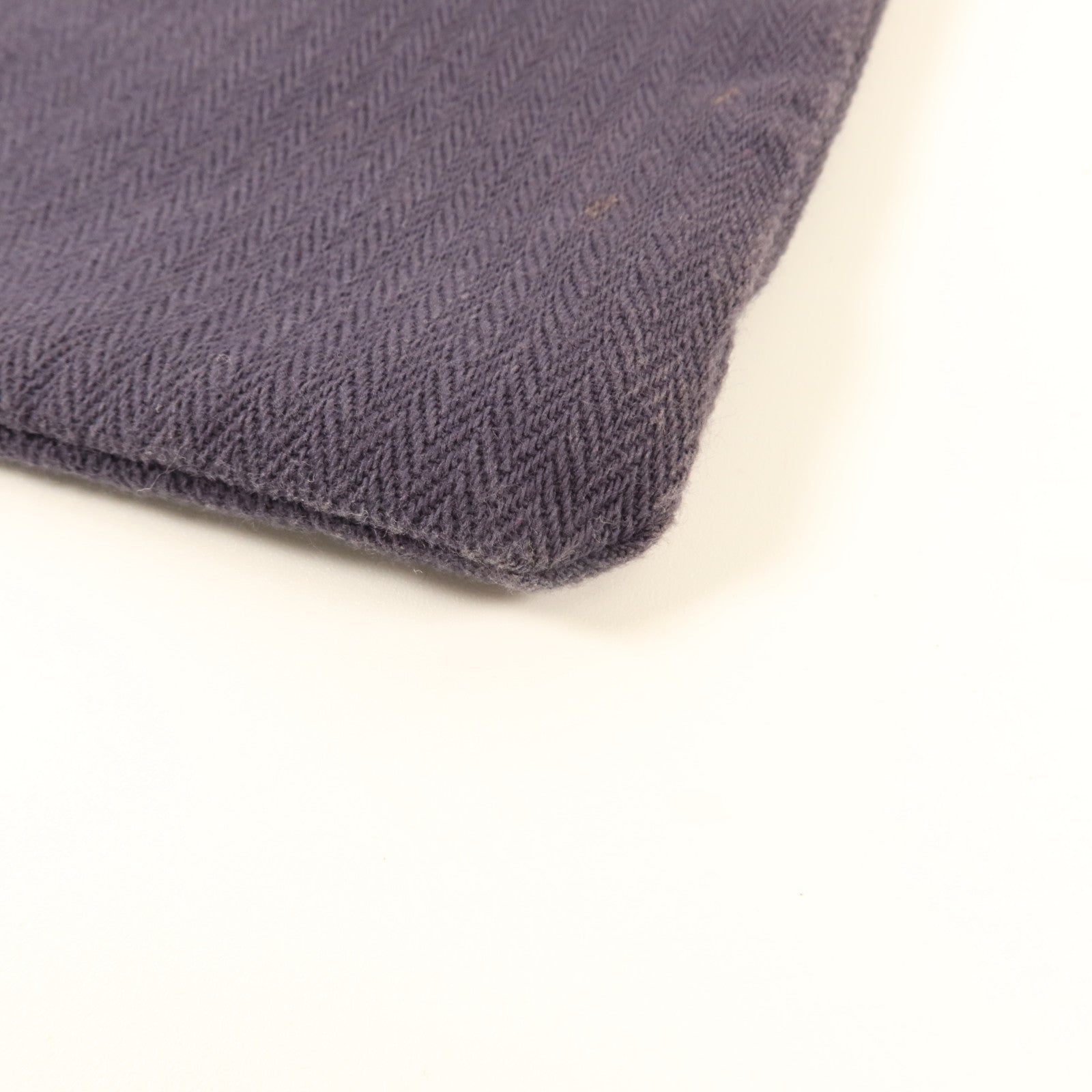 HERMES 帆布/牛皮皮革Aline PM手挽袋Bleu Indigo