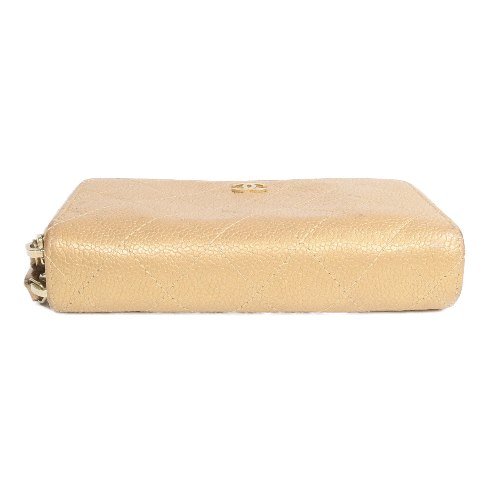 CHANEL 牛皮皮革Zipper Wallet錢包
