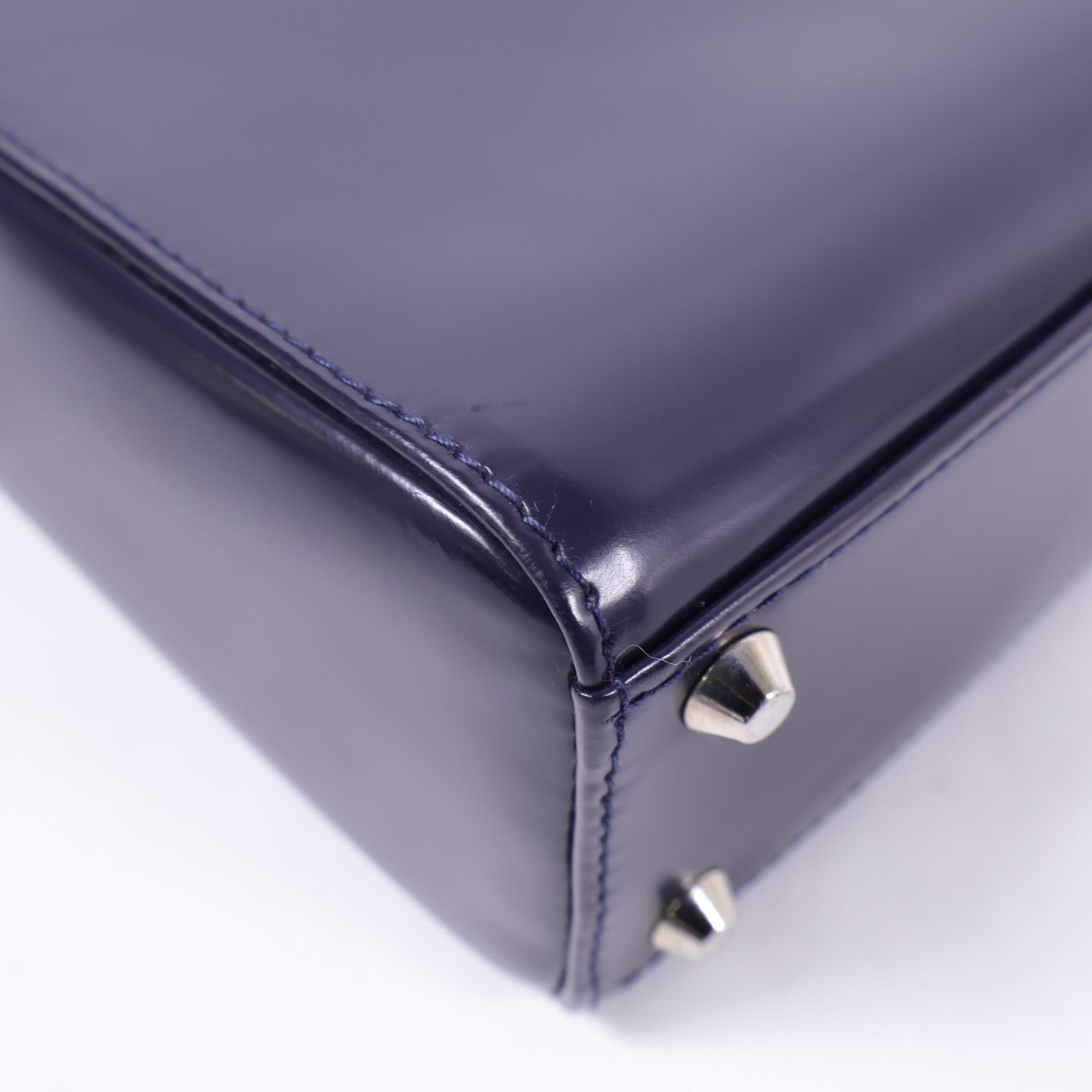 Dior 牛皮皮革Mini Lady Dior銀扣手挽肩背兩用袋