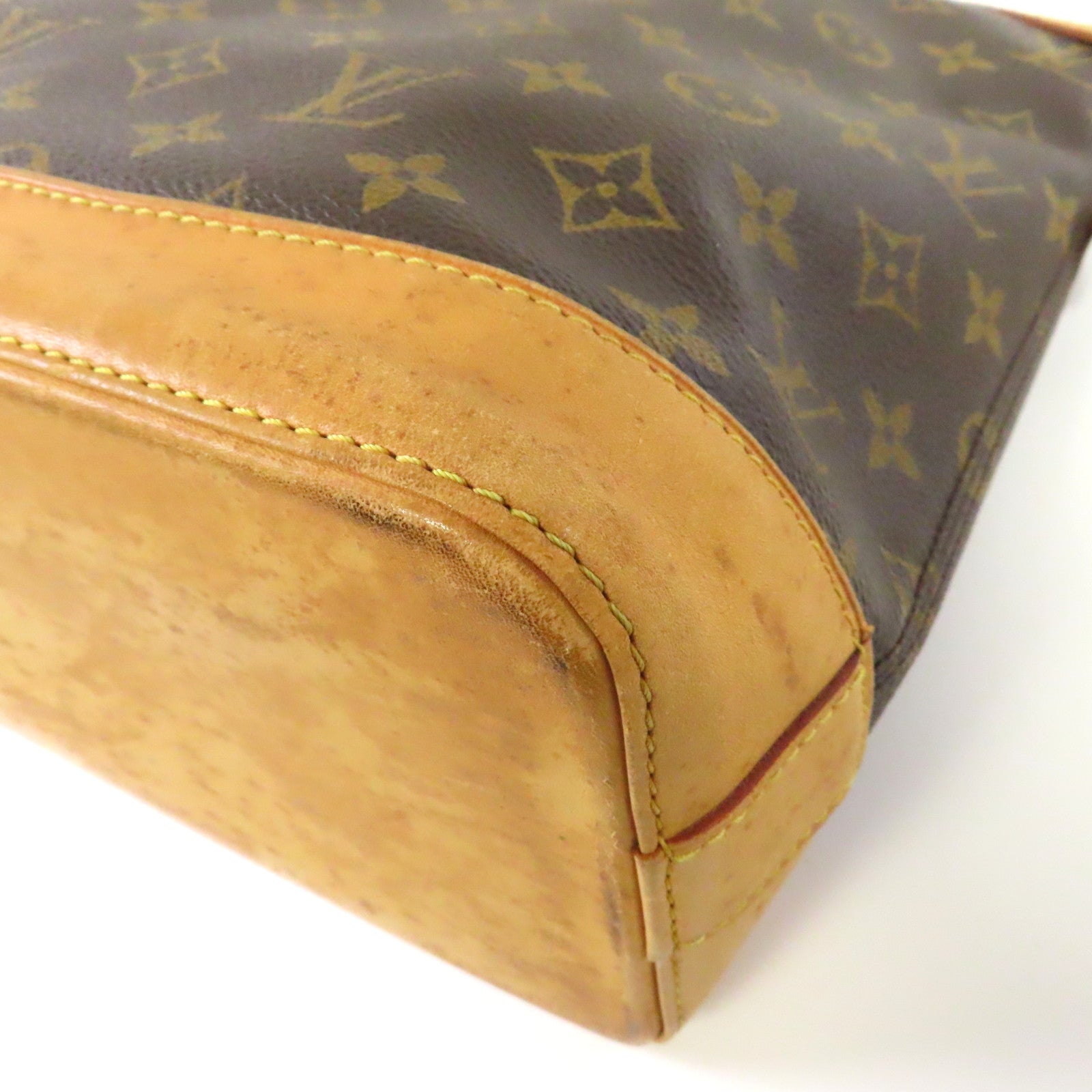 LOUIS VUITTON 【激減優惠】Monogram Lockit Horizontal金扣手挽袋啡色