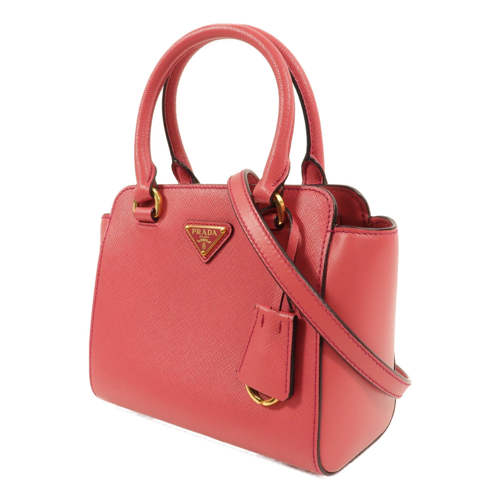 PRADA Saffiano皮革2 Way Shoulder手挽肩背兩用袋