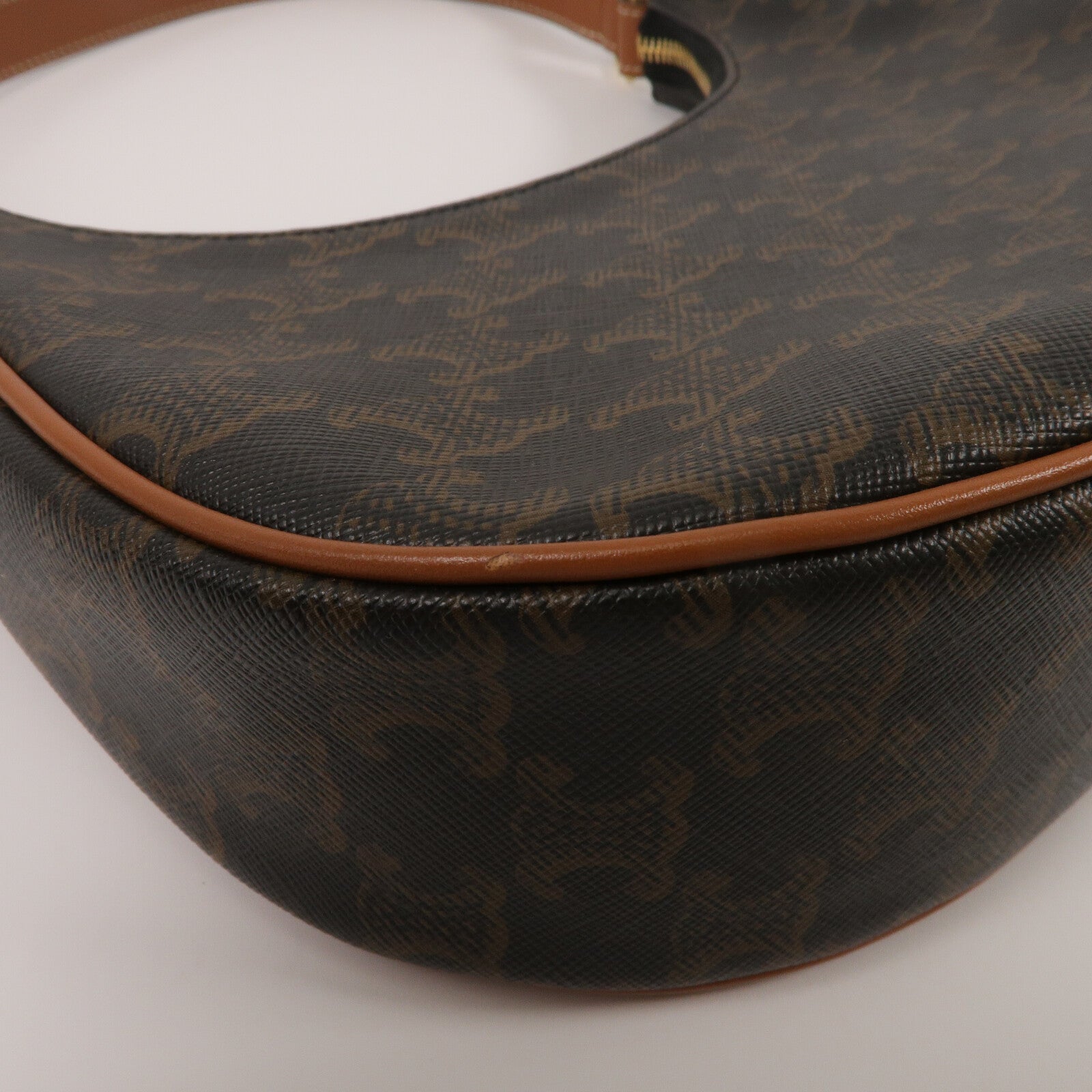 CELINE 塗層帆布Ava Medium Triomphe肩背袋