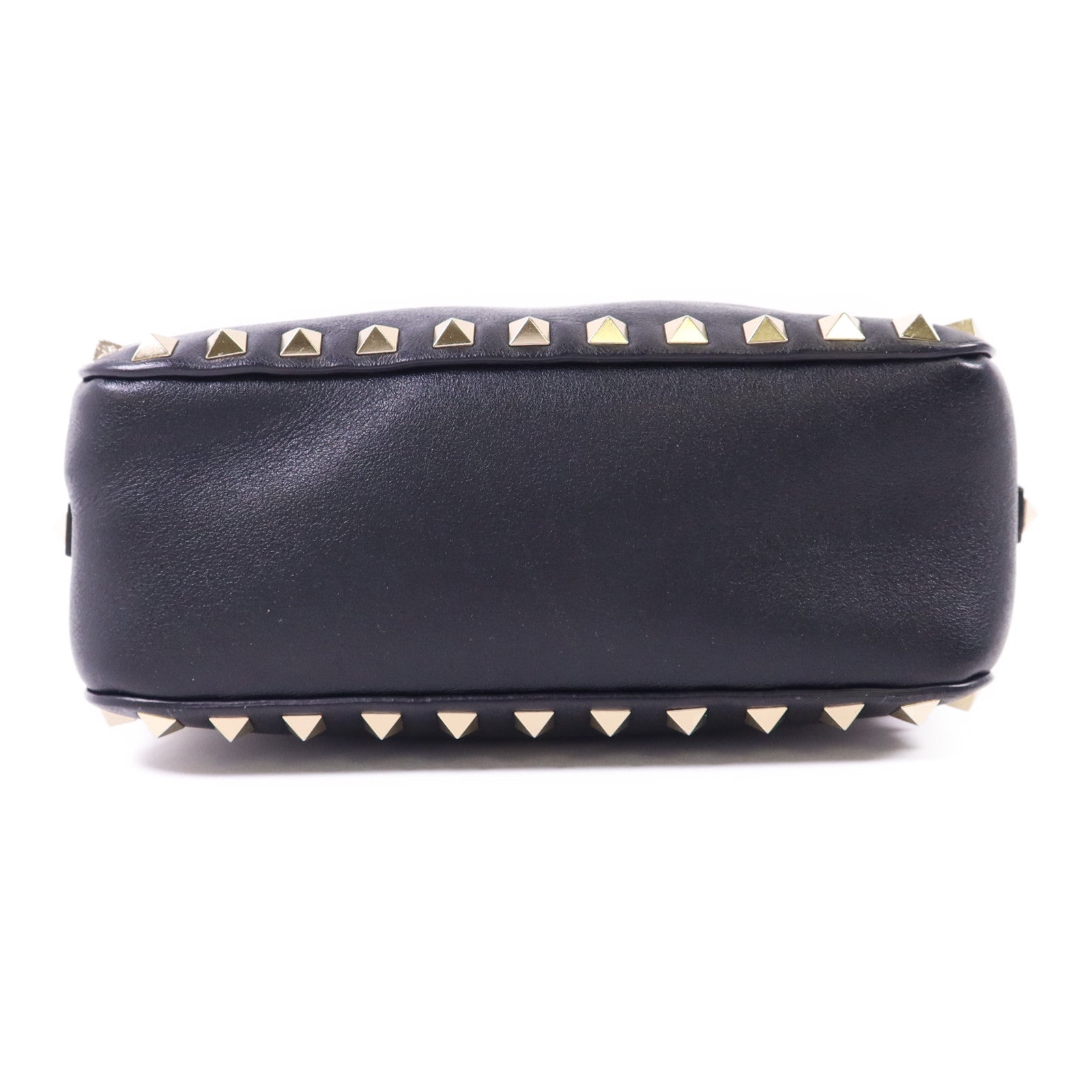 Valentino 牛皮皮革Rockstud Crossbody金扣肩背袋