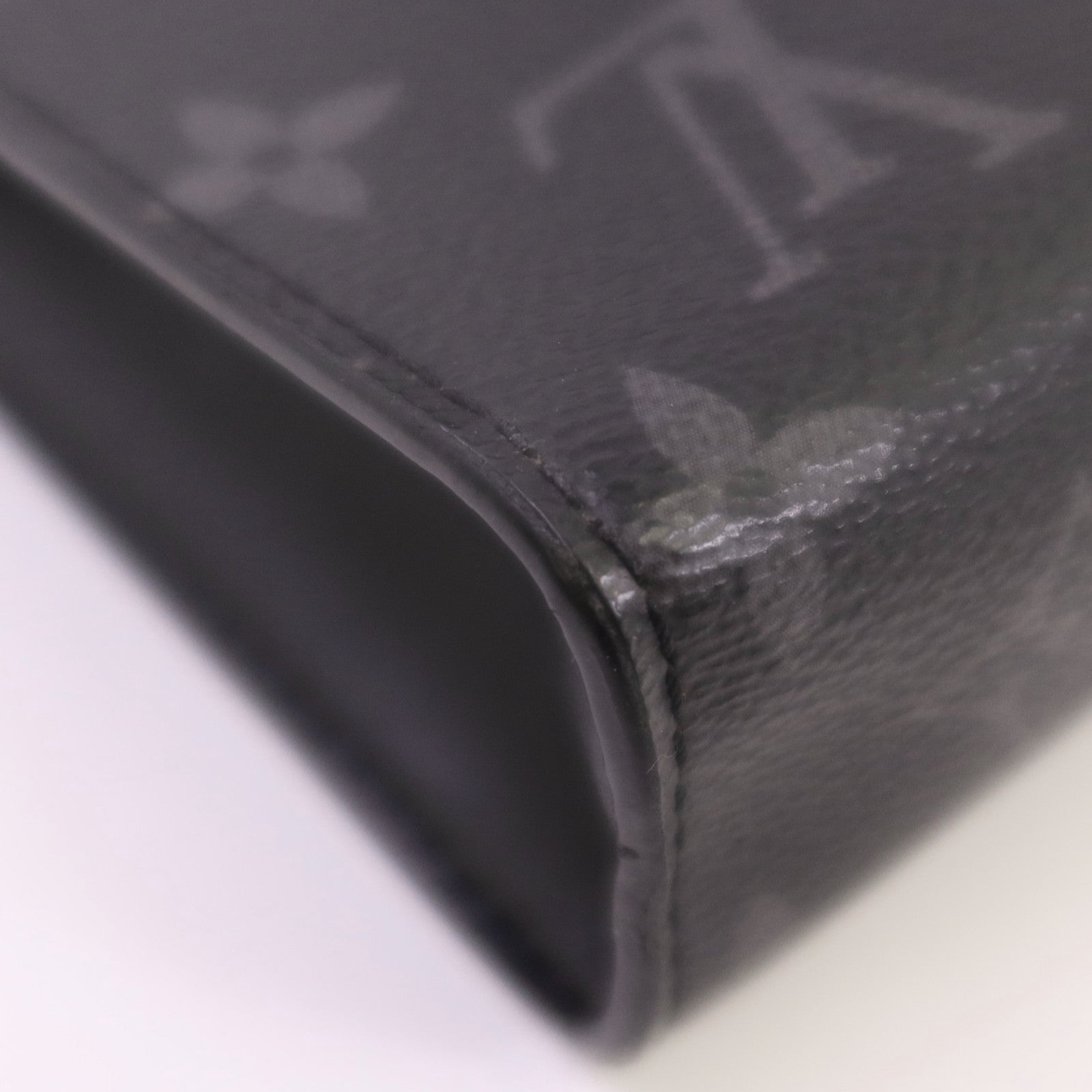 LOUIS VUITTON Monogram Eclipse Gastony銀扣肩背袋