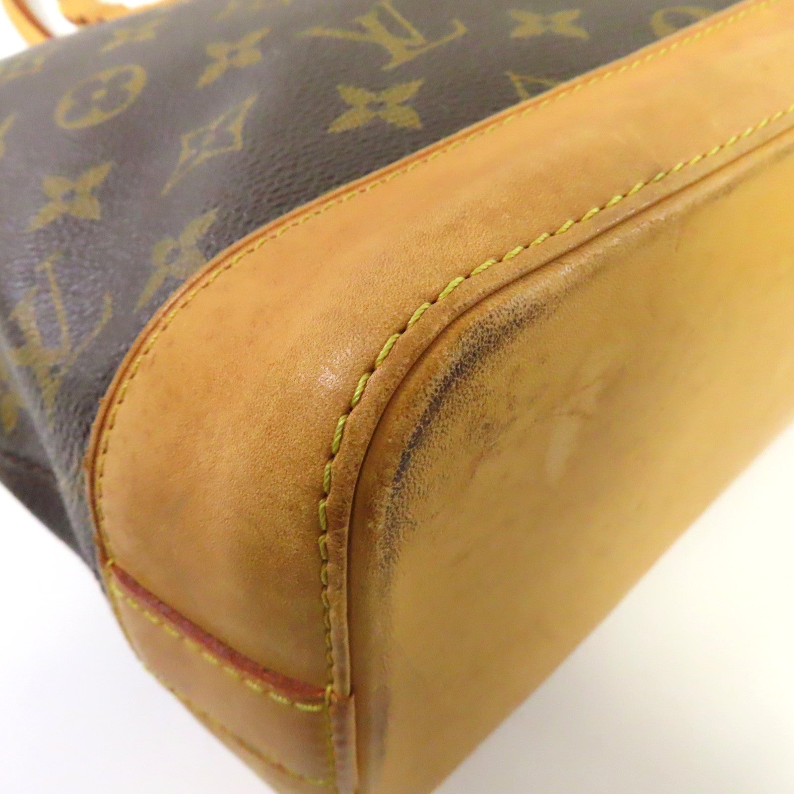LOUIS VUITTON 【激減優惠】Monogram Lockit Horizontal金扣手挽袋啡色
