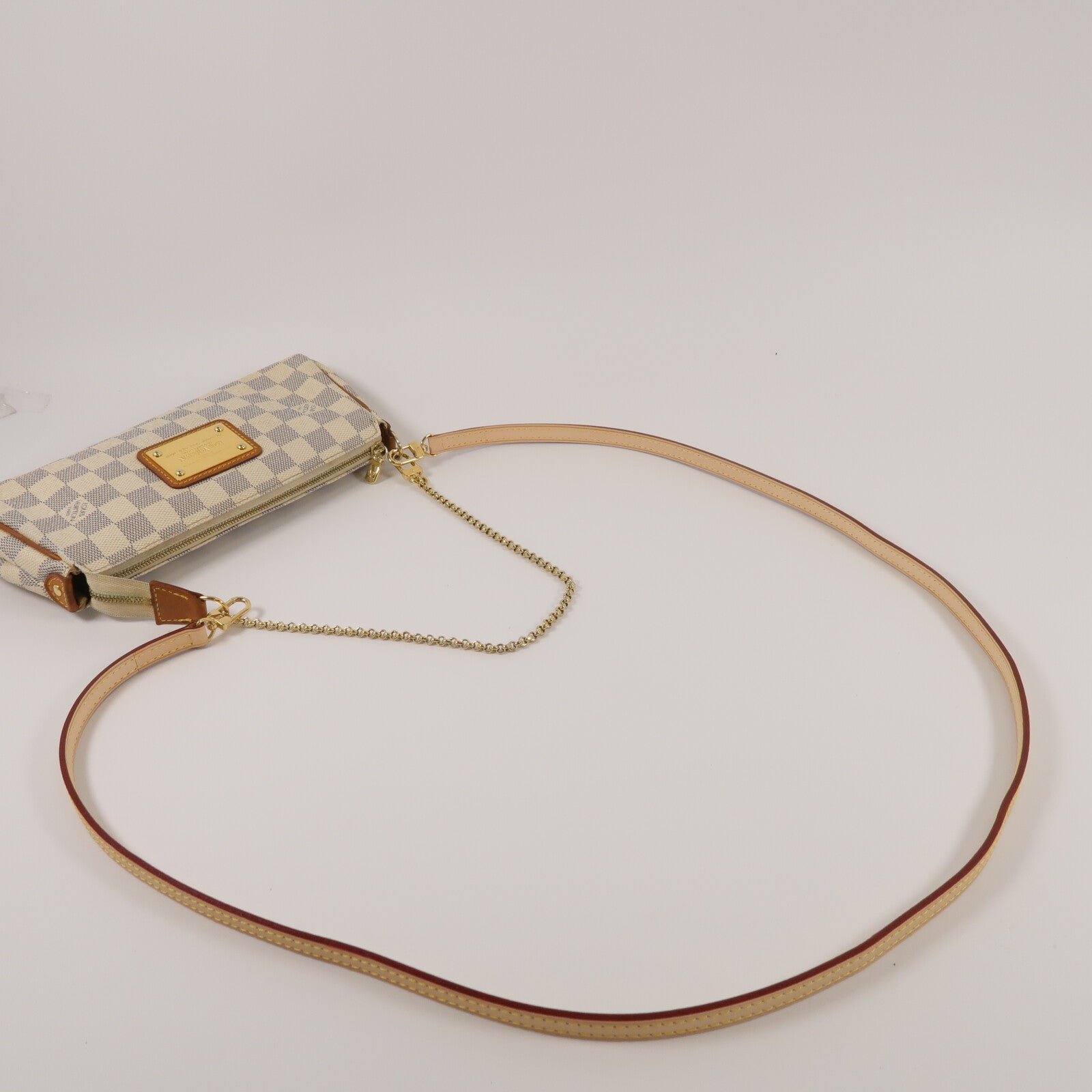 LOUIS VUITTON Damier Azur Eva手挽肩背兩用袋