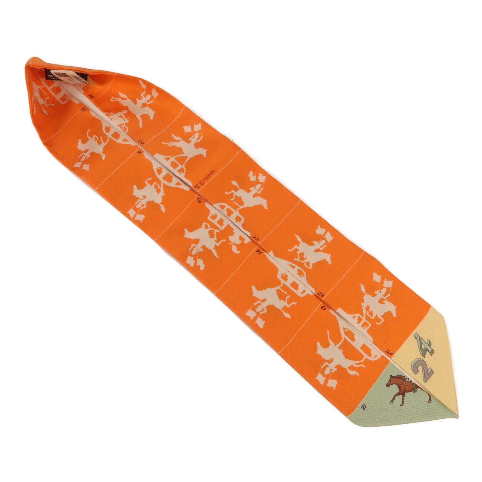 HERMES 絲質Twilly絲巾