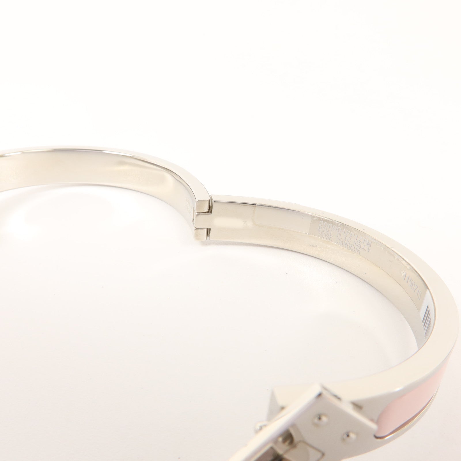 HERMES 金屬/瓷漆Mini Clic Kelly Bracelet手鐲
