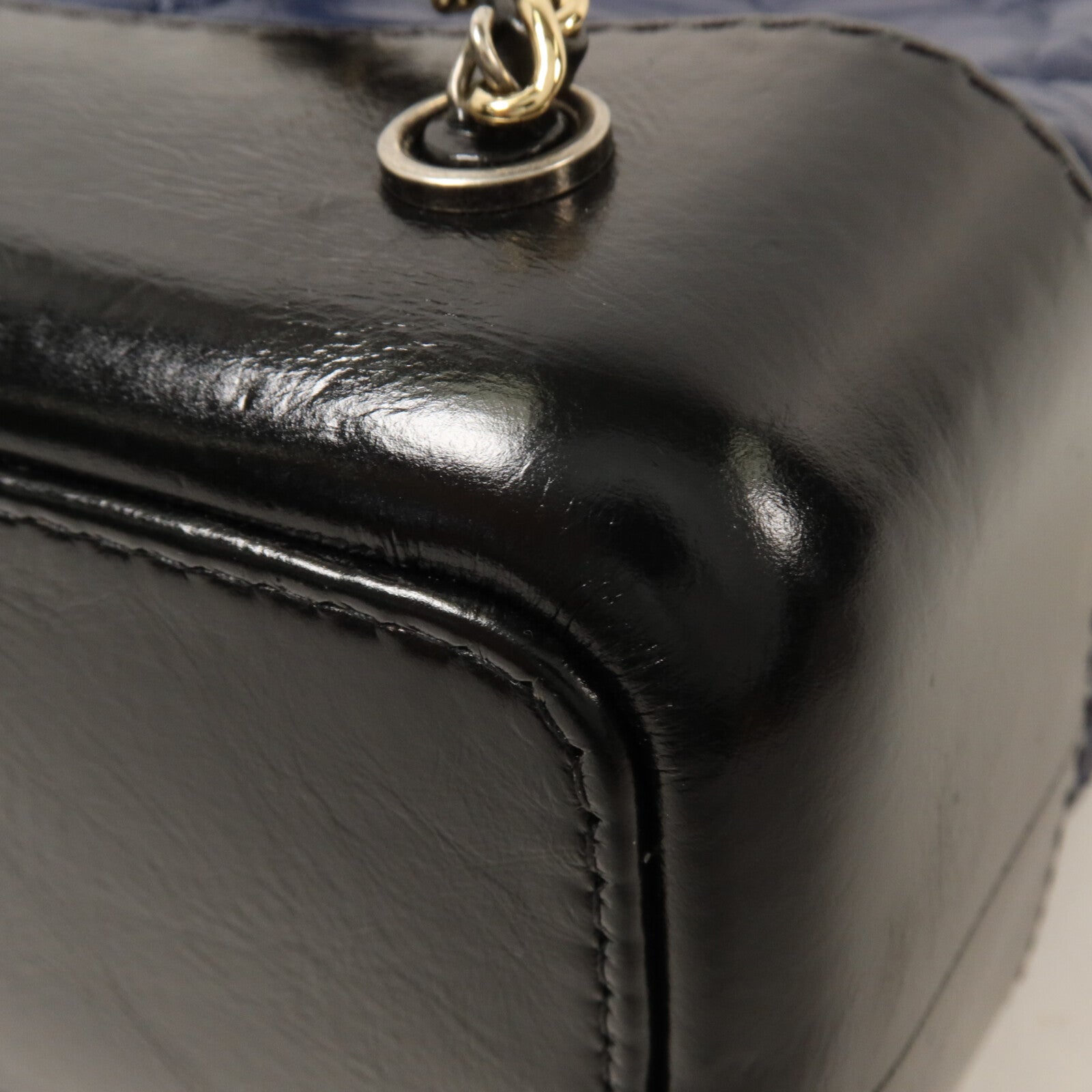CHANEL 牛皮皮革Gabrielle Backpack鏈帶背包