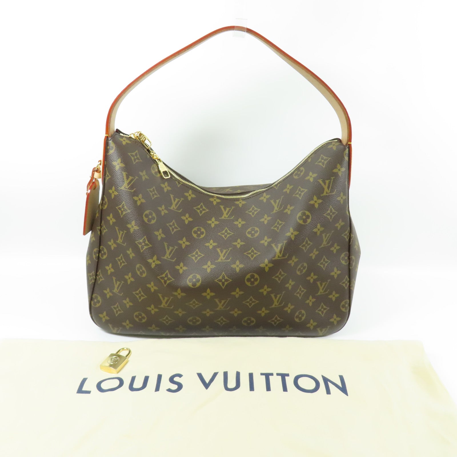 LOUIS VUITTON Monogram Slouchy MM金扣肩背袋