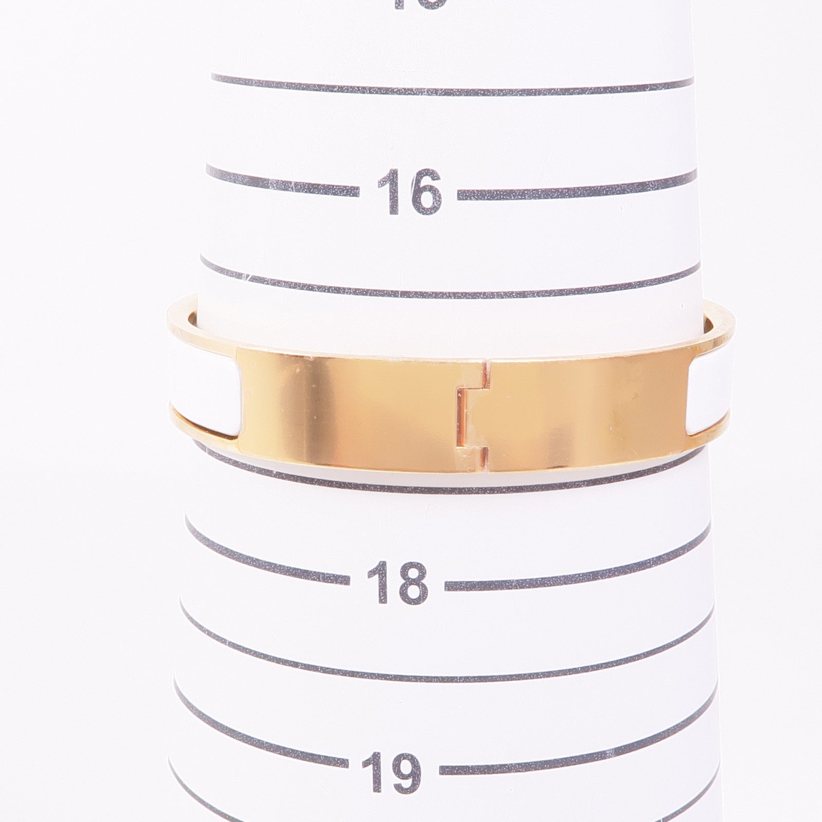 HERMES 金屬/琺瑯Clic H Bracelet金扣手鐲