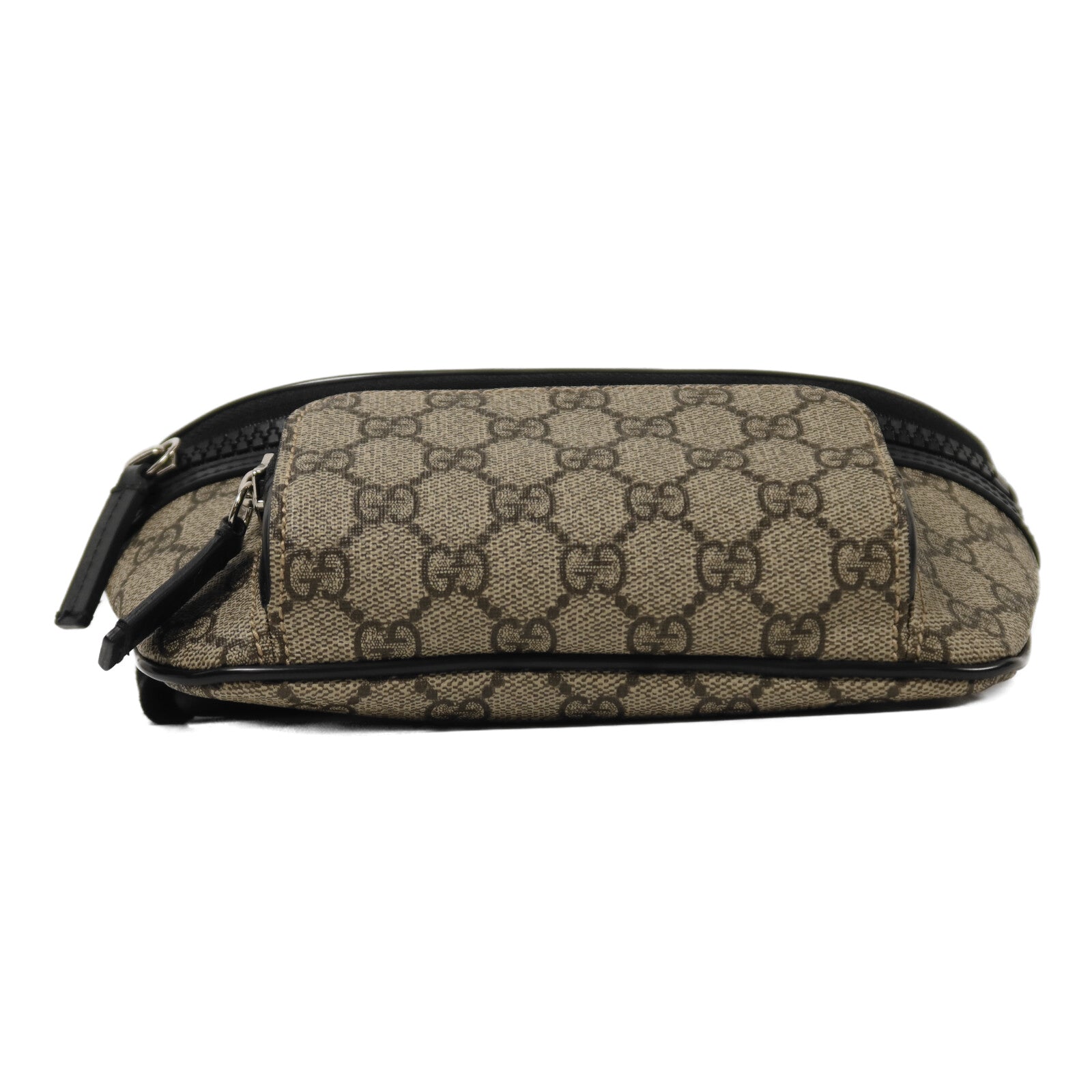 GUCCI 塗層帆布Waist Bag銀扣腰包