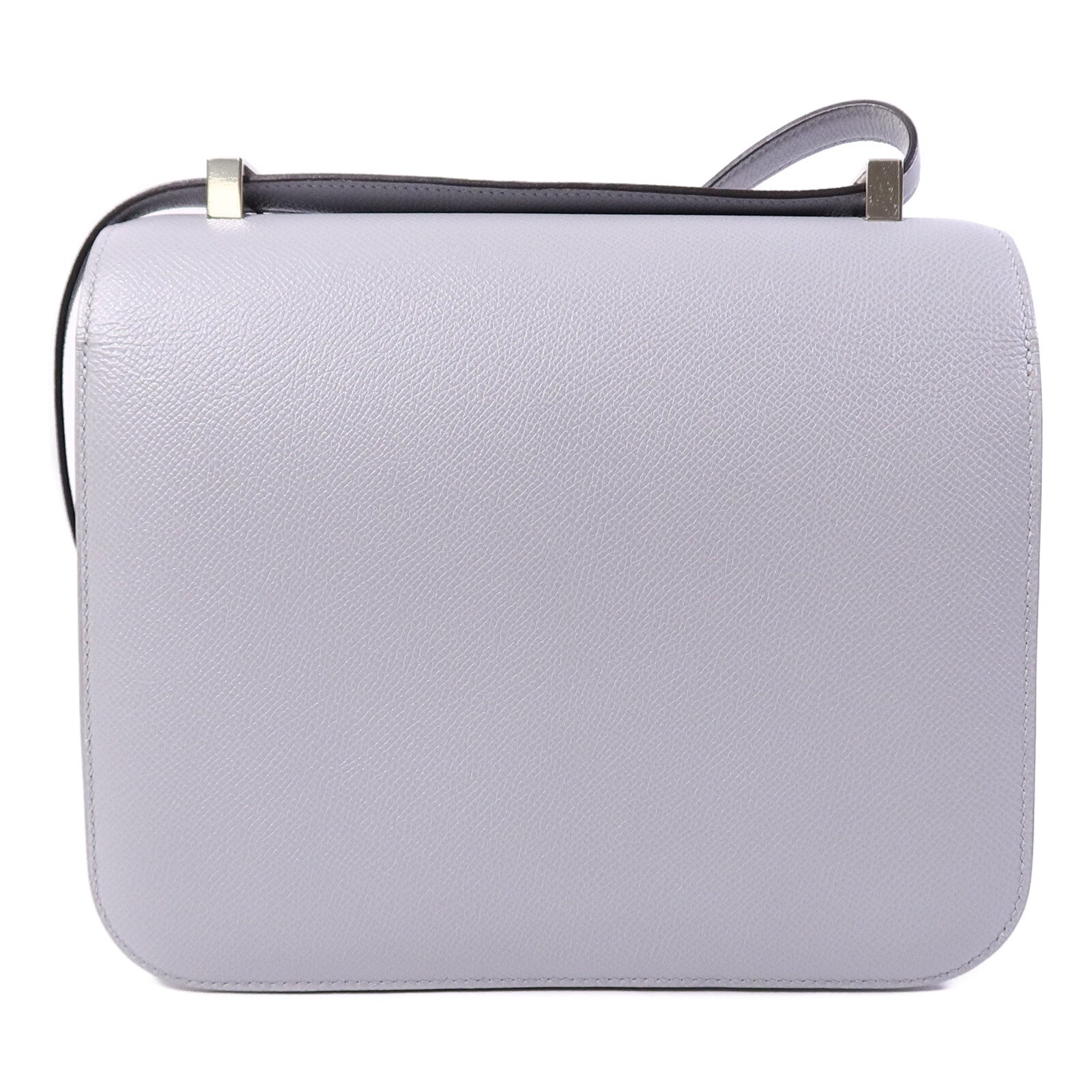 HERMES Epsom皮革Constance 24肩背袋Gris Mouette