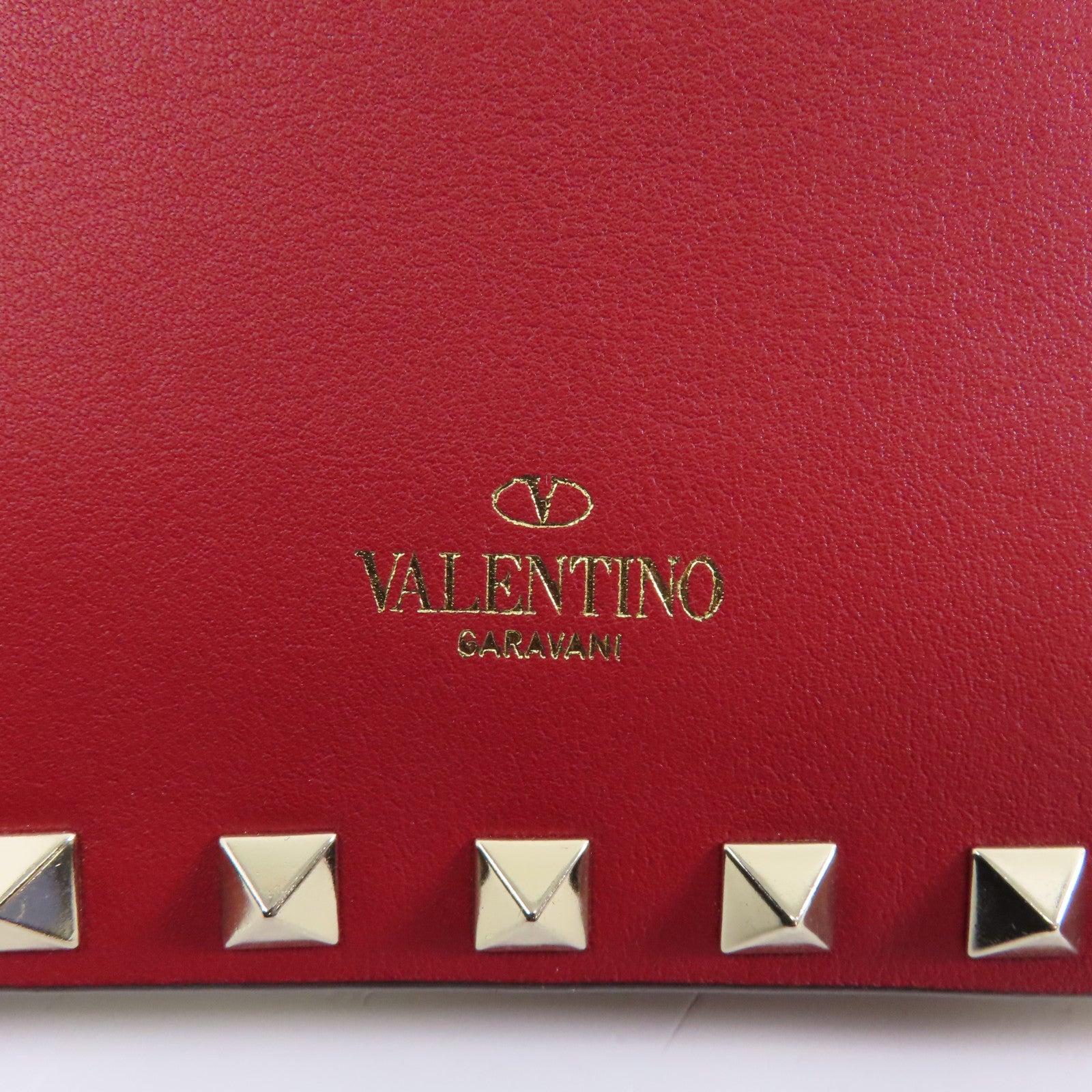 Valentino 牛皮皮革Chain Shoulder Bag金扣鏈帶肩背袋紅色