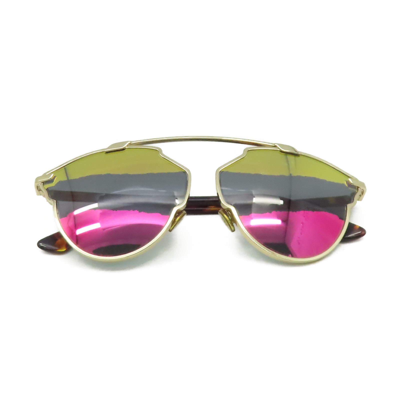 Dior 【激減優惠】PVC/金屬So Real Sunglasses太陽眼鏡橙色/黑色/粉紅色