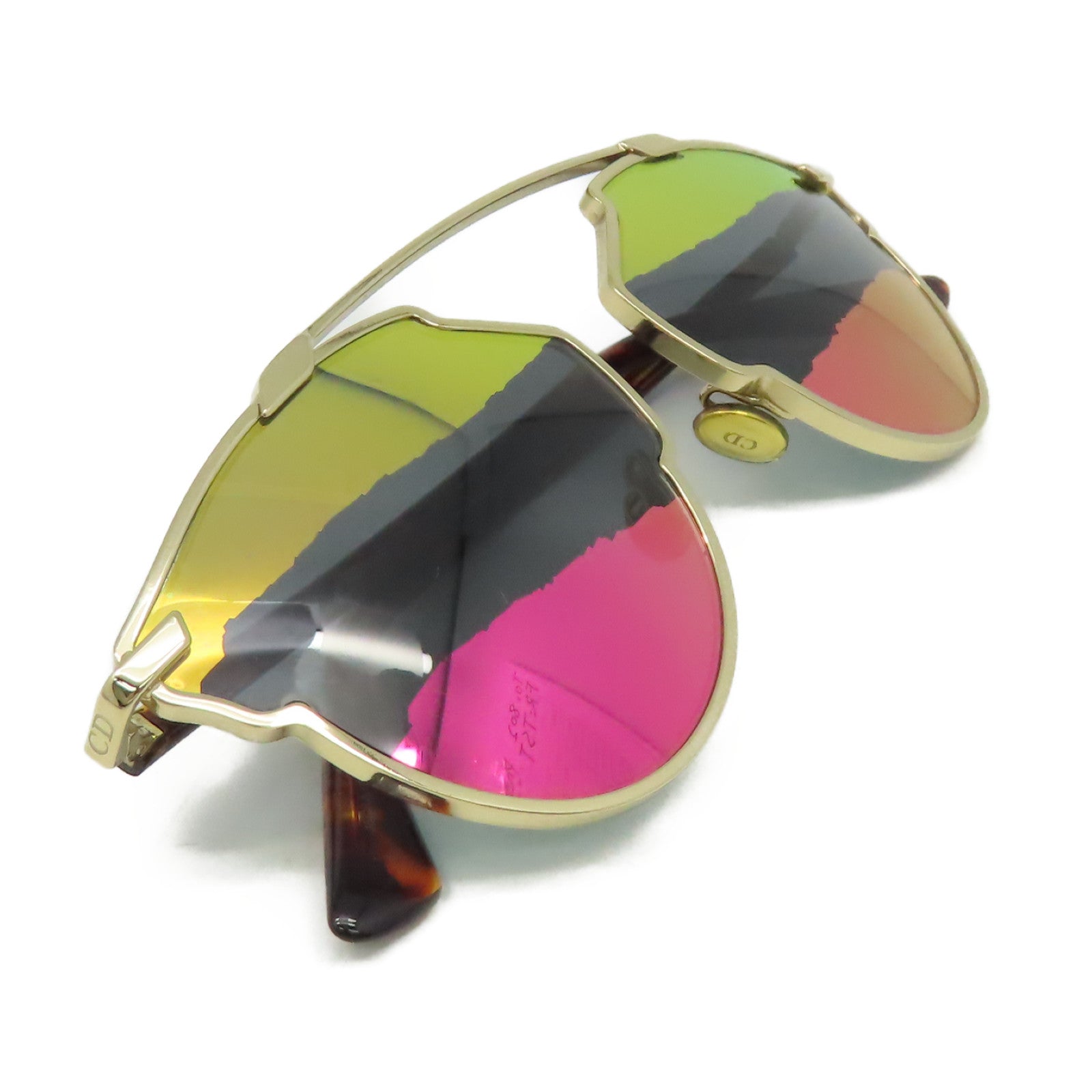Dior 【激減優惠】PVC/金屬So Real Sunglasses太陽眼鏡橙色/黑色/粉紅色