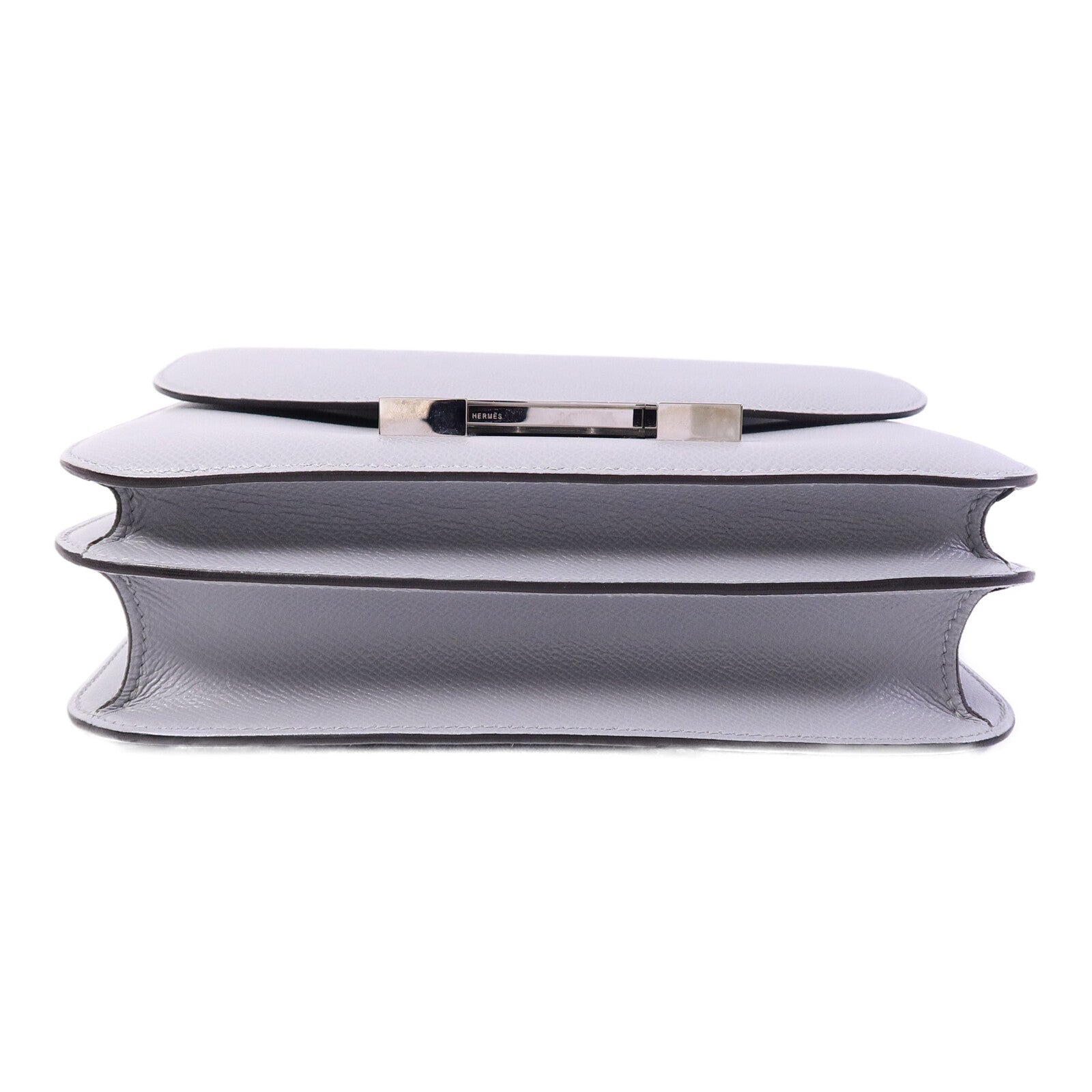 HERMES Epsom皮革Constance 24肩背袋Gris Mouette