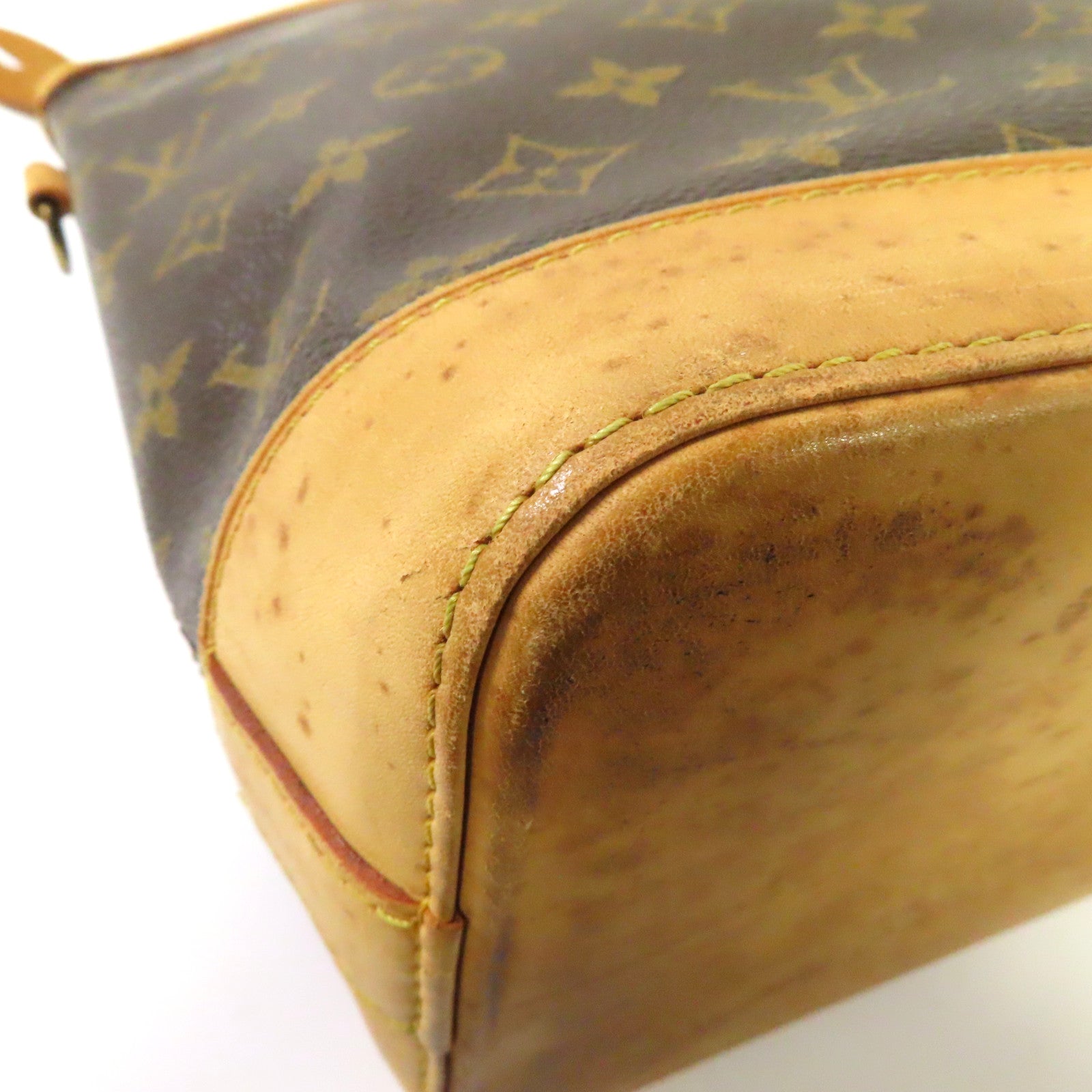 LOUIS VUITTON 【激減優惠】Monogram Lockit Horizontal金扣手挽袋啡色