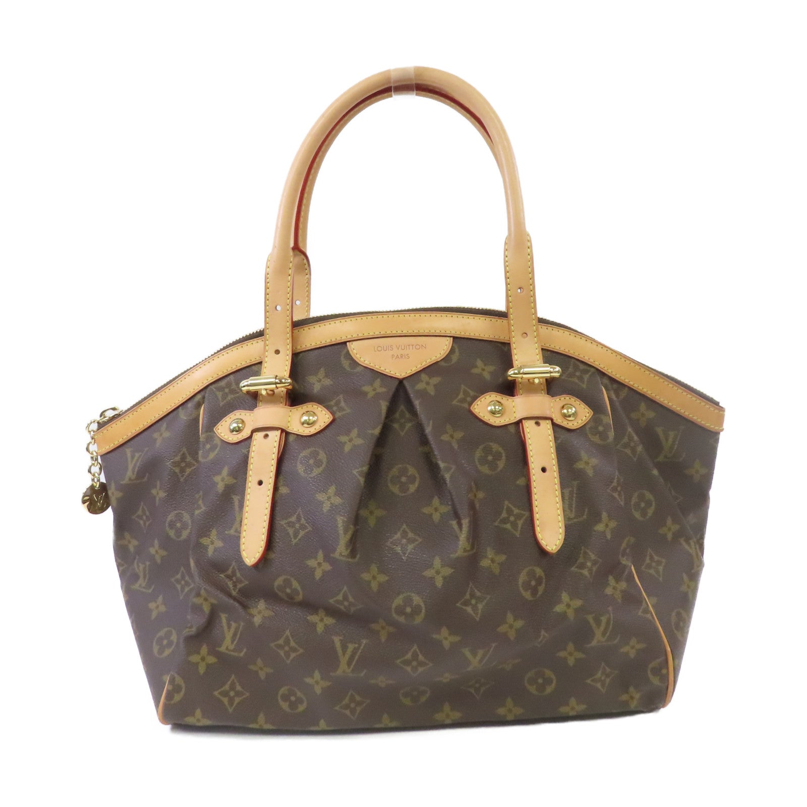 LOUIS VUITTON Monogram Tivoli GM金扣手挽袋啡色