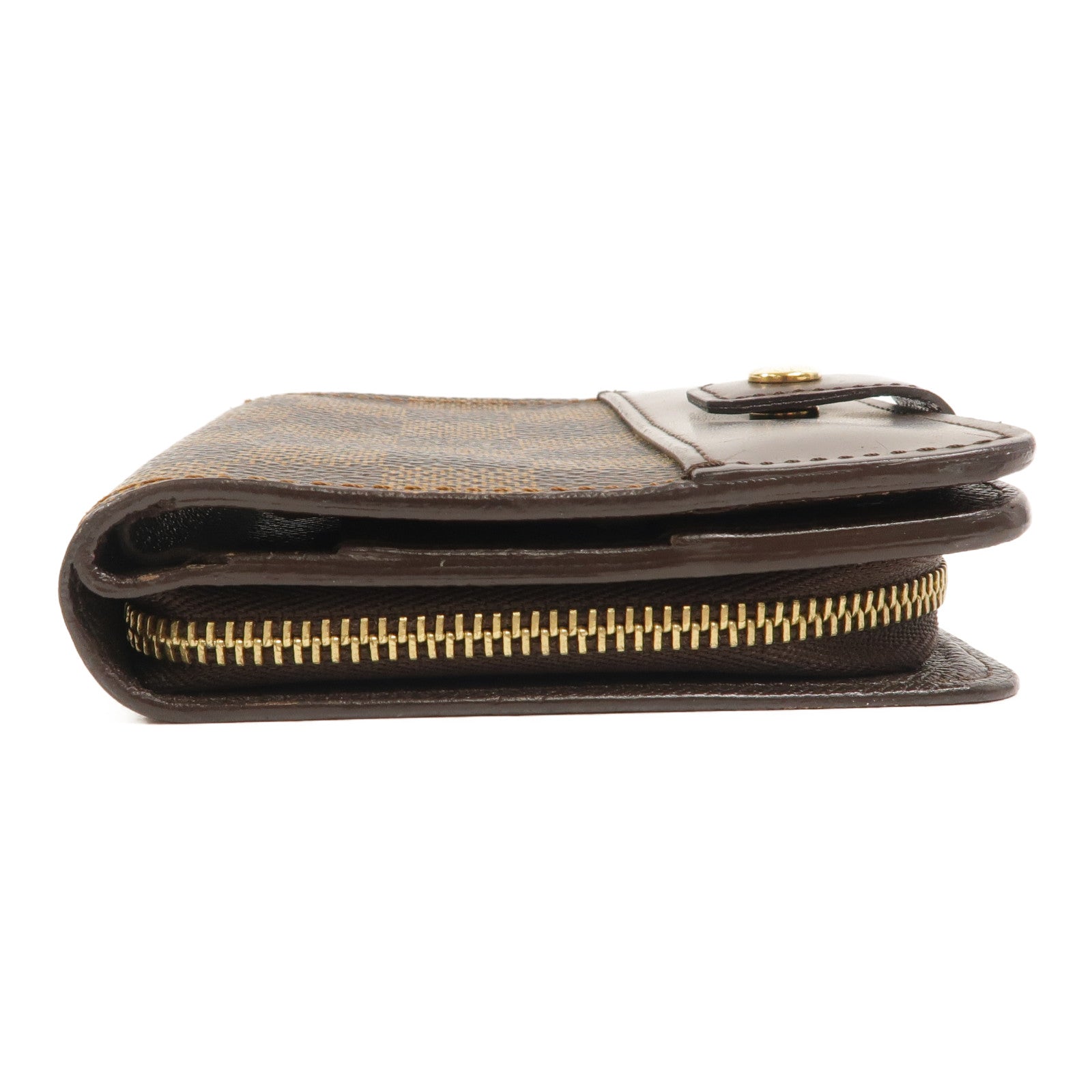 LOUIS VUITTON Damier Ebene Compact Zip Wallet錢包