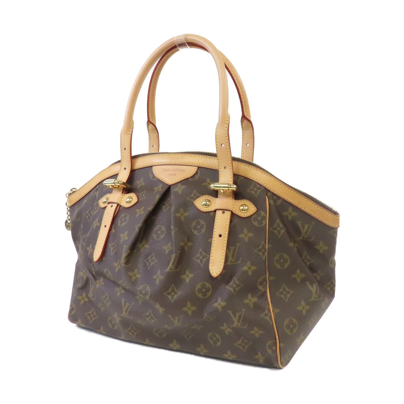 LOUIS VUITTON Monogram Tivoli GM金扣手挽袋啡色