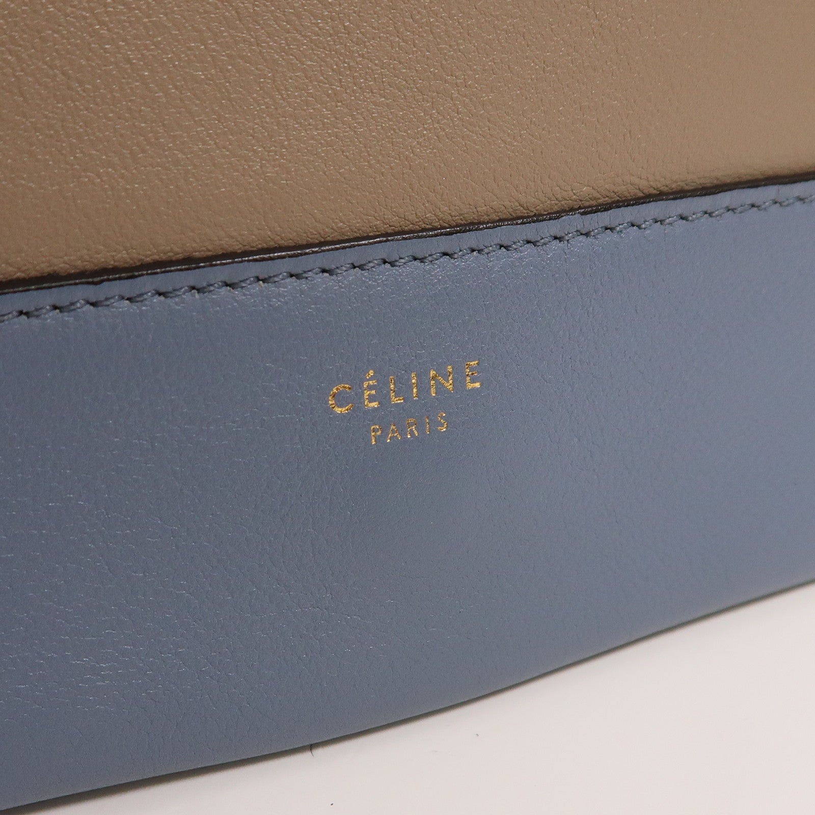 CELINE 牛皮皮革Frame金扣肩背袋