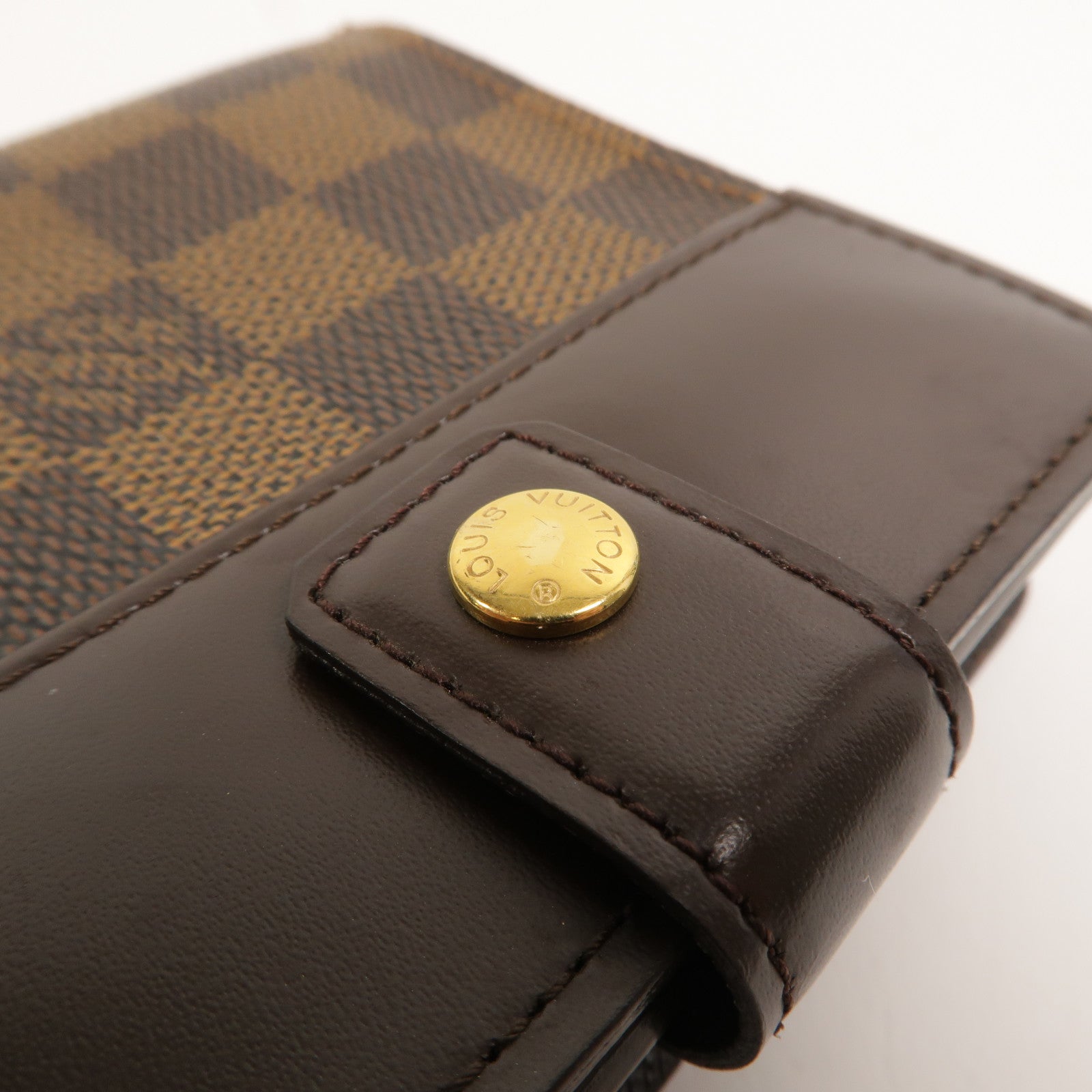 LOUIS VUITTON Damier Ebene Compact Zip Wallet錢包
