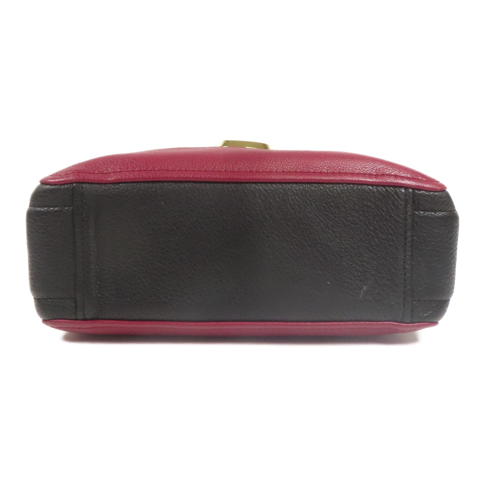 MARC JACOBS 牛皮皮革Shoudler Bag金扣肩背袋