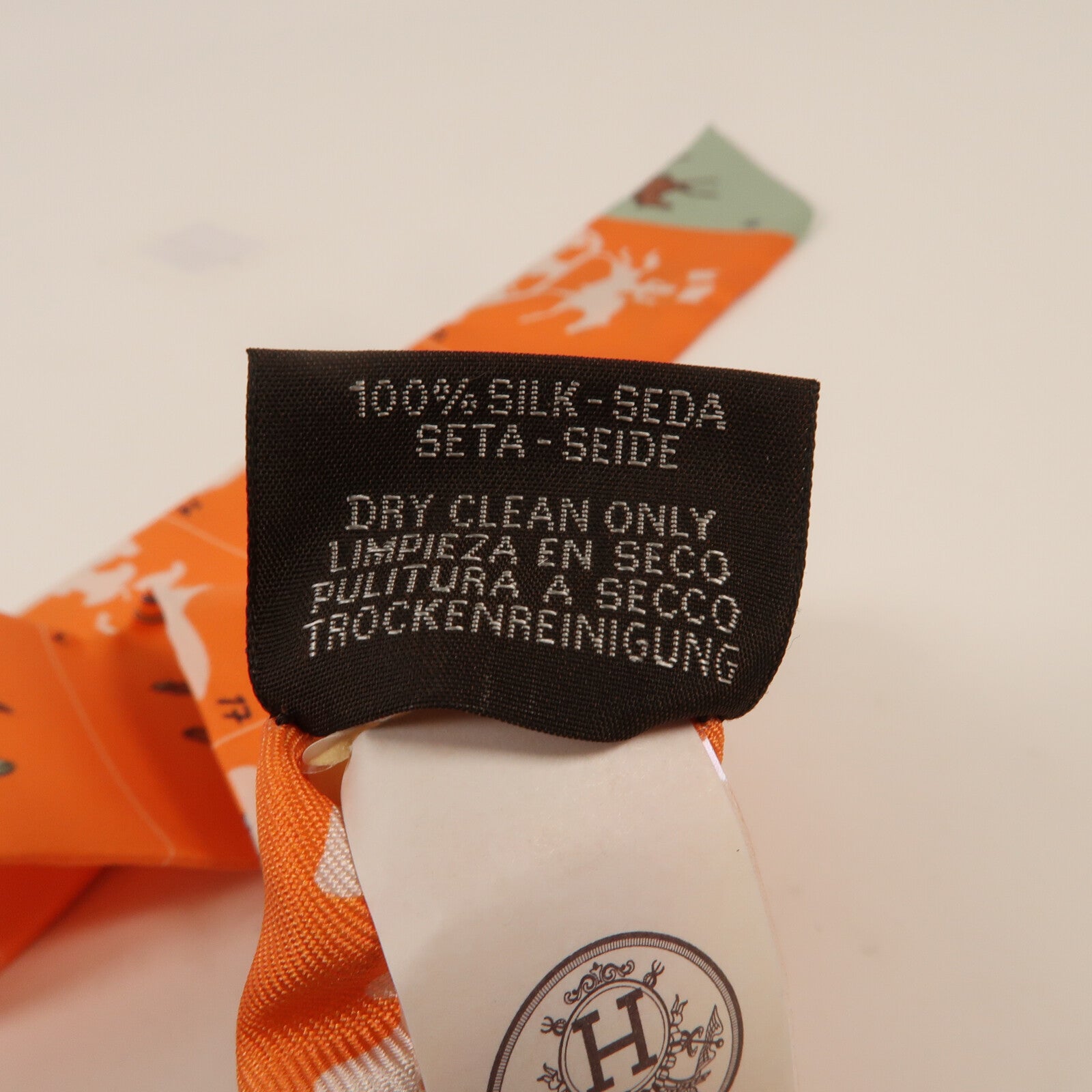 HERMES 絲質Twilly絲巾