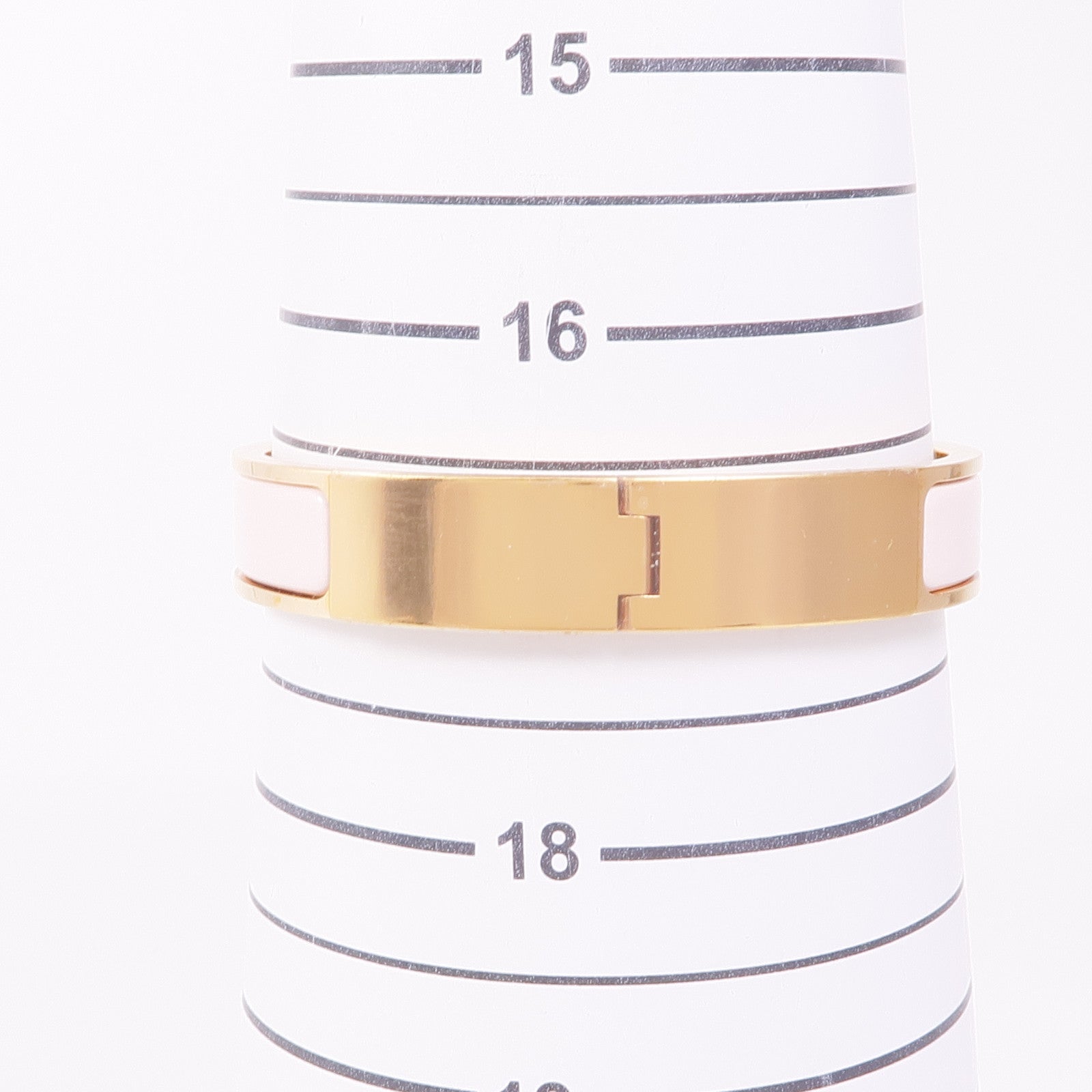 HERMES 金屬/琺瑯Clic H Bracelet金扣手鐲