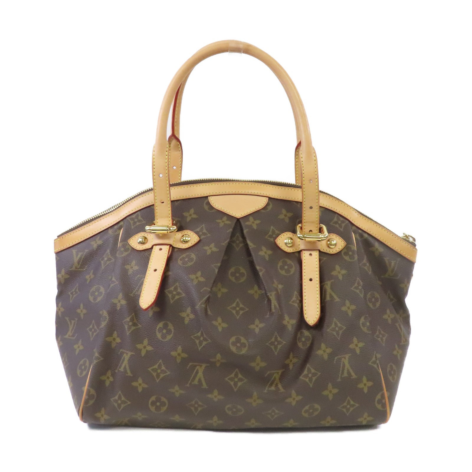LOUIS VUITTON Monogram Tivoli GM金扣手挽袋啡色