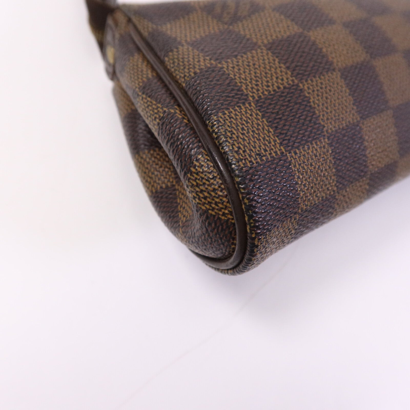 LOUIS VUITTON Damier Eva金扣鏈帶肩背袋