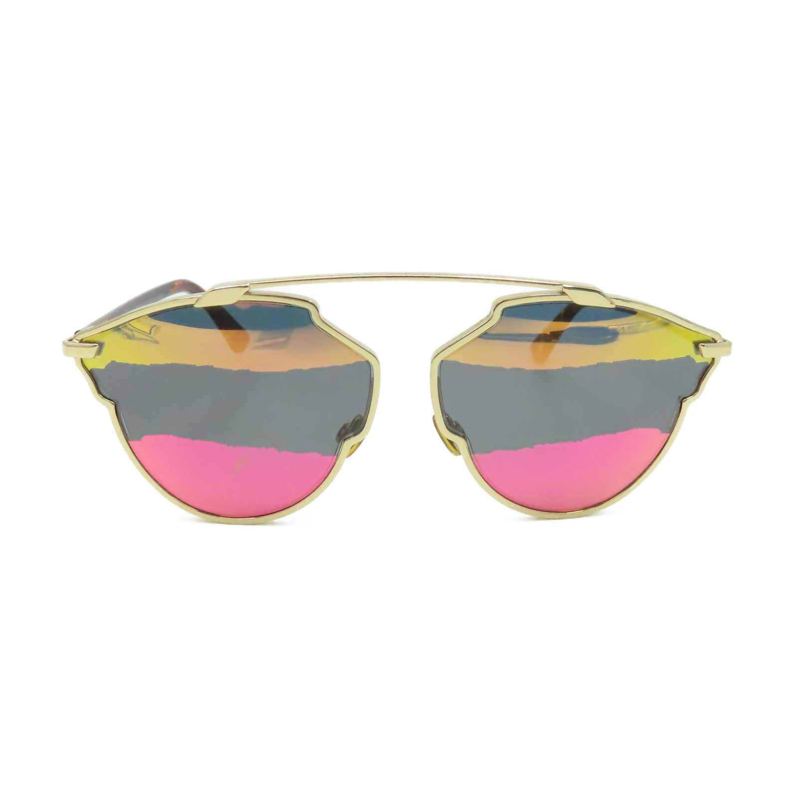 Dior 【激減優惠】PVC/金屬So Real Sunglasses太陽眼鏡橙色/黑色/粉紅色