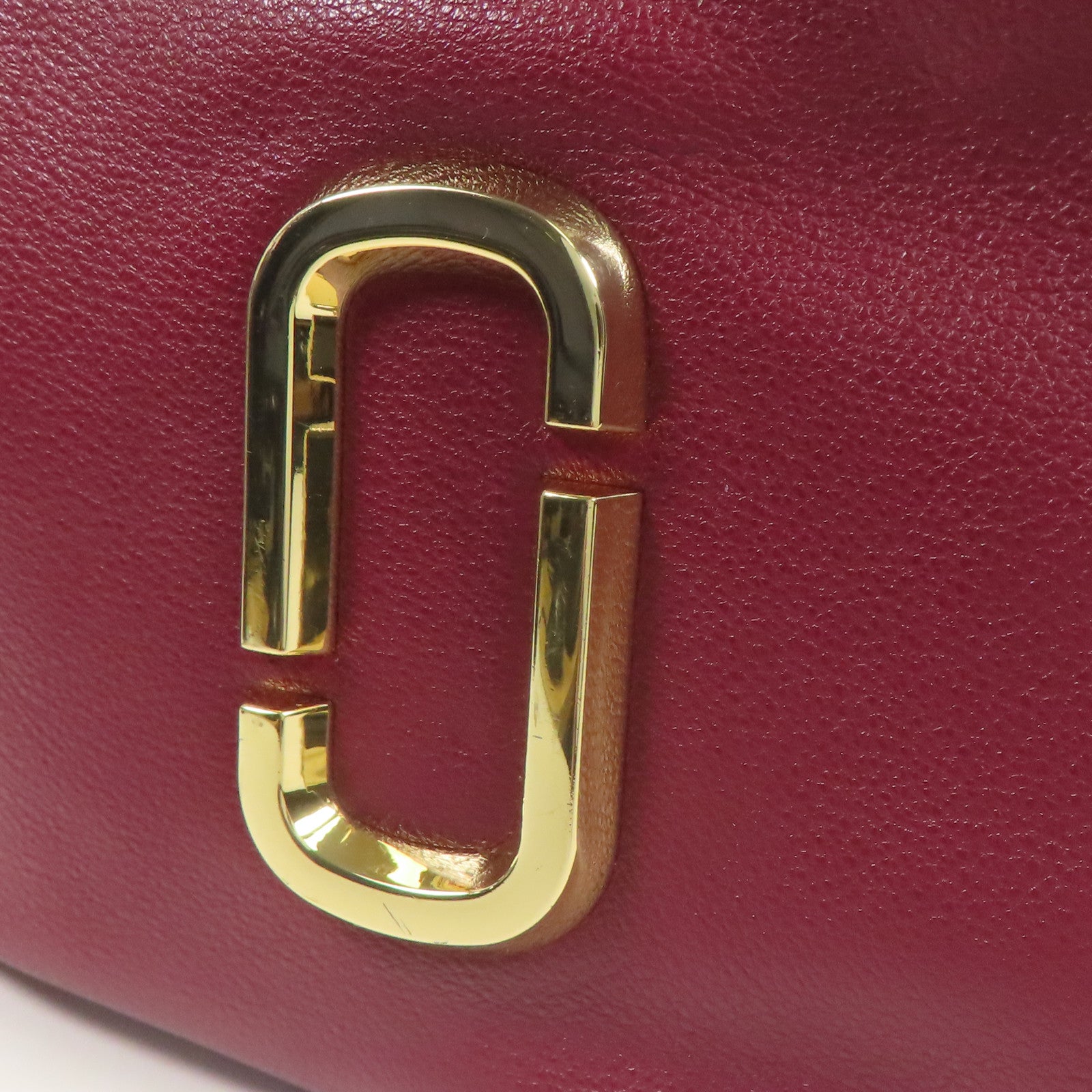 MARC JACOBS 牛皮皮革Shoudler Bag金扣肩背袋