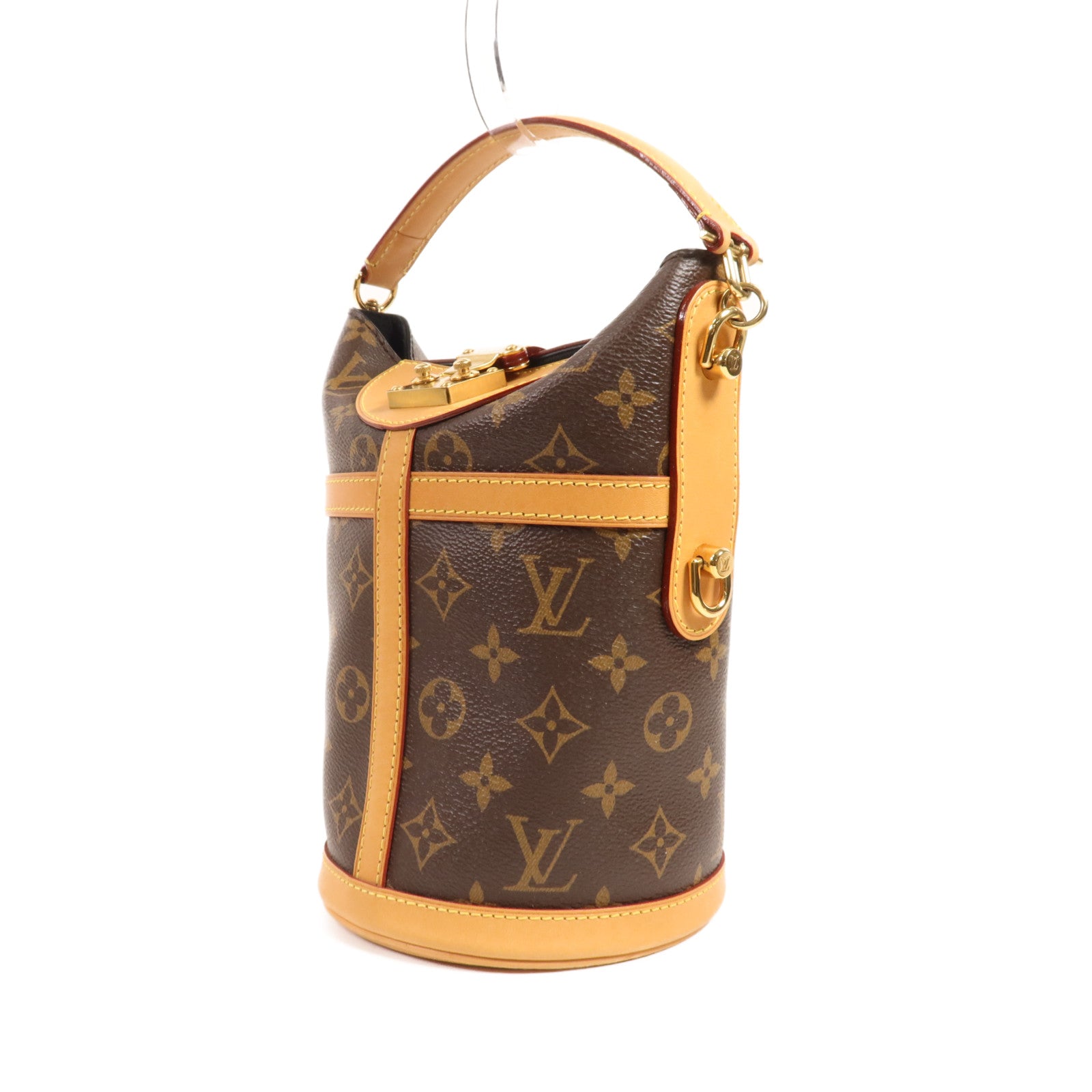 LOUIS VUITTON Monogram Duffle金扣手挽肩背兩用袋