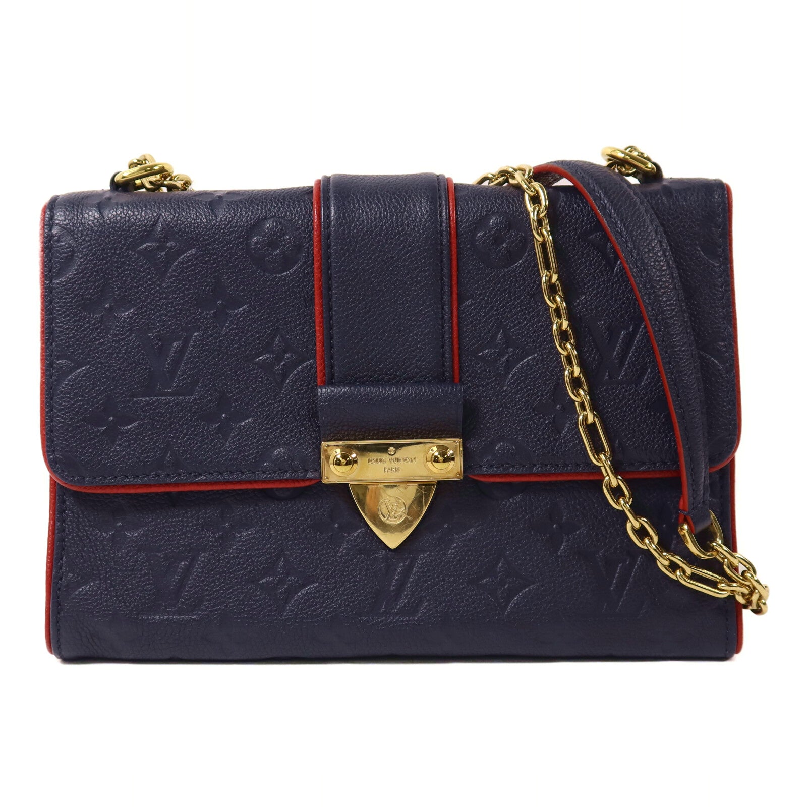 LOUIS VUITTON Monogram Empreinte Saint Sulpice鏈帶肩背袋