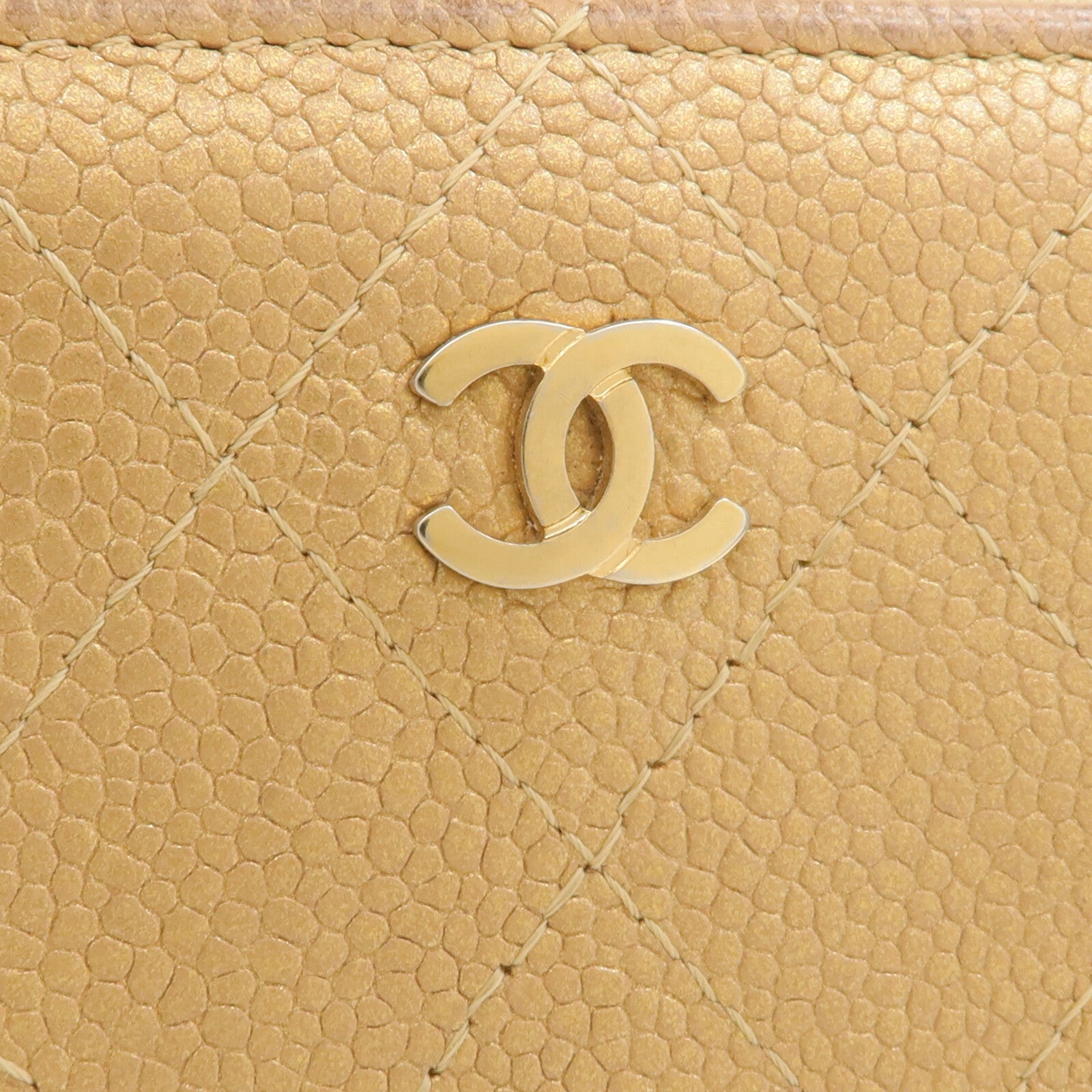 CHANEL 牛皮皮革Zipper Wallet錢包