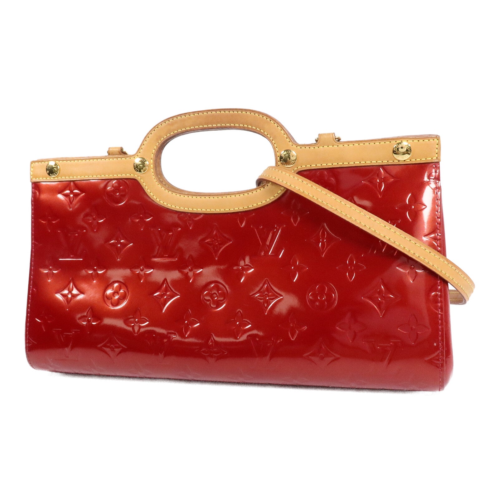 LOUIS VUITTON Monogram Vernis Roxbury Drive手挽肩背兩用袋