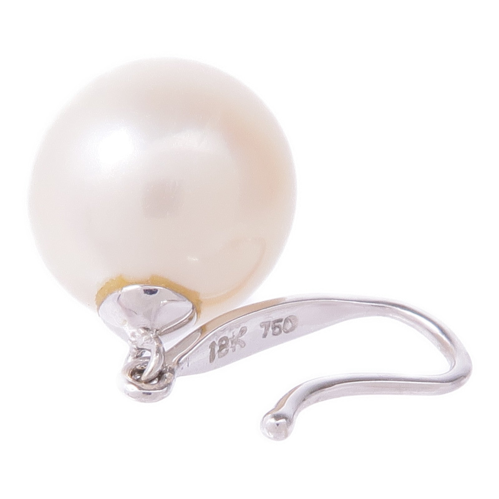 JEWELRY 18K白金Pearl Earrings珍珠耳環