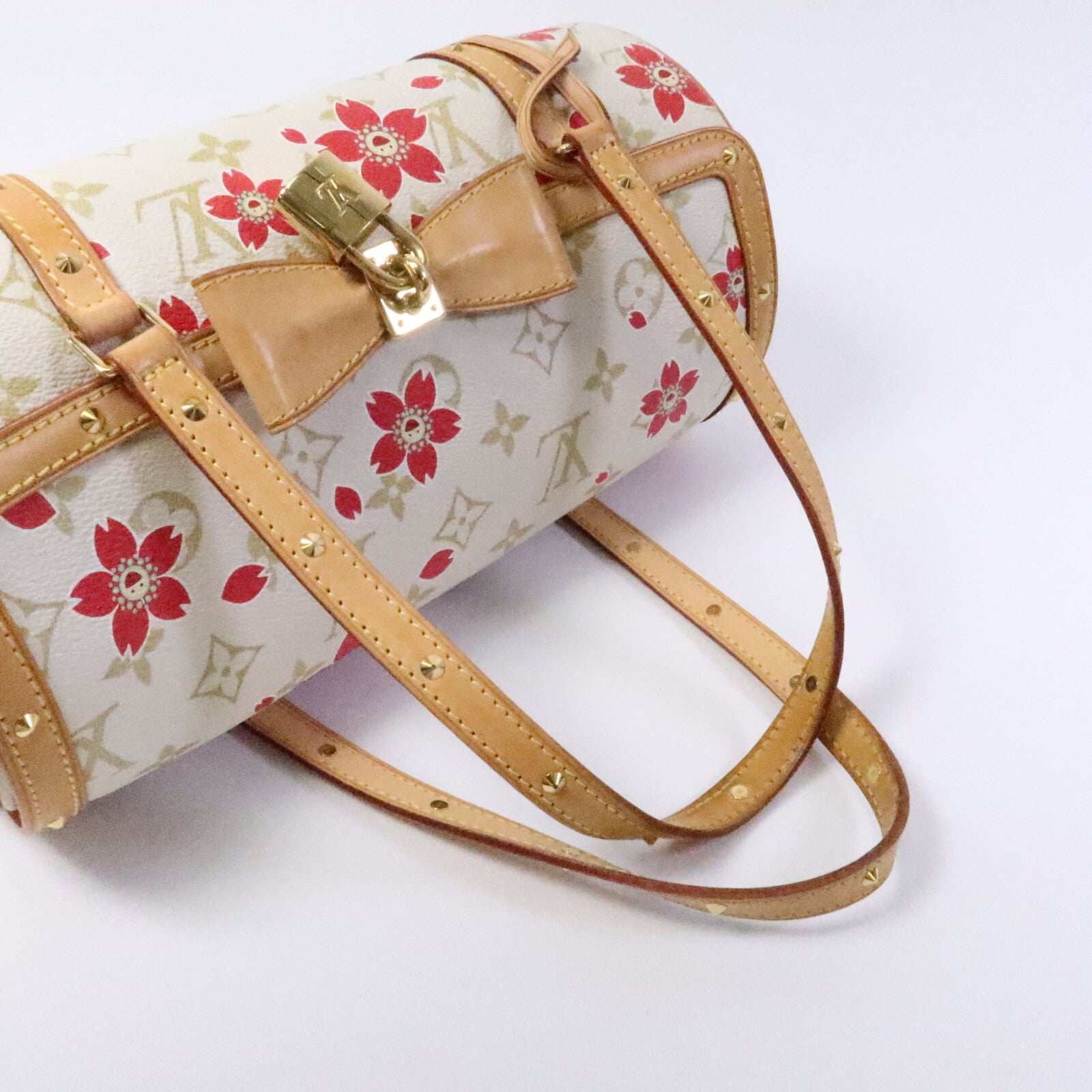 LOUIS VUITTON Monogram LVxMurakami Cherry Blossom Papillon手挽袋