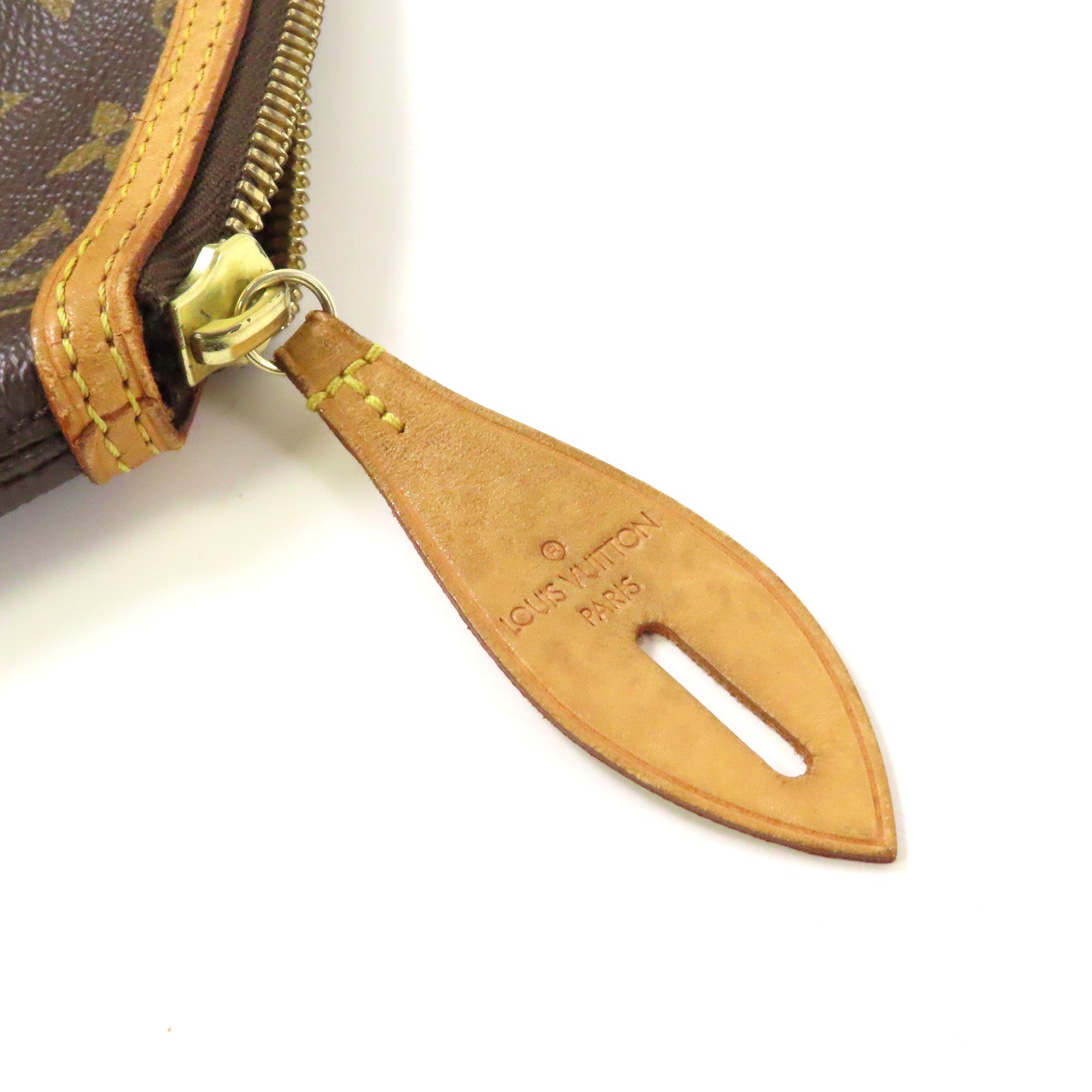 LOUIS VUITTON 【激減優惠】Monogram Lockit Horizontal金扣手挽袋啡色